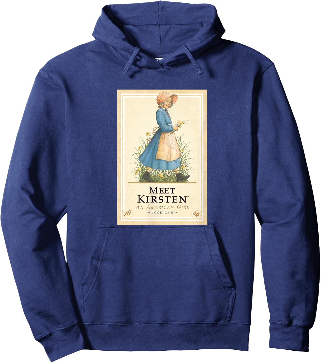 American Girl - Meet Kirsten Book Cover Hoodie - Hoodie | Navy