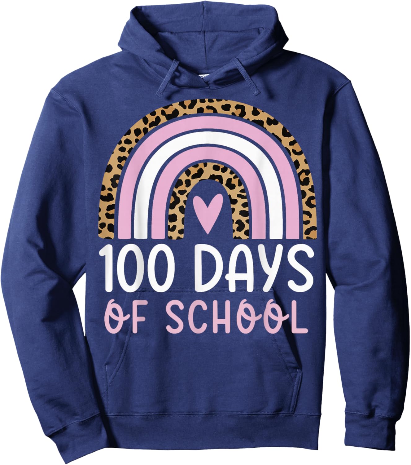 100 Days Of School Hoodie - Hoodie | Navy
