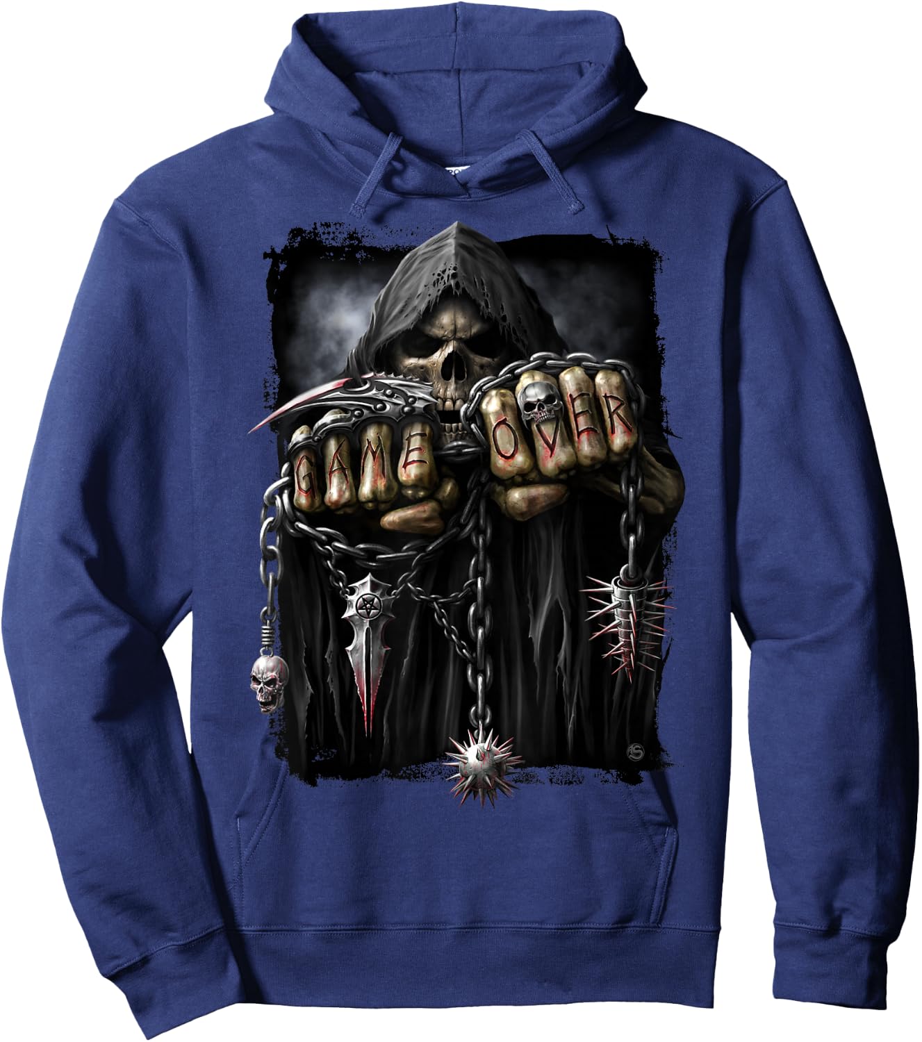 Spiral Original - Game Over - Gothic Reaper Hoodie - Hoodie | Navy