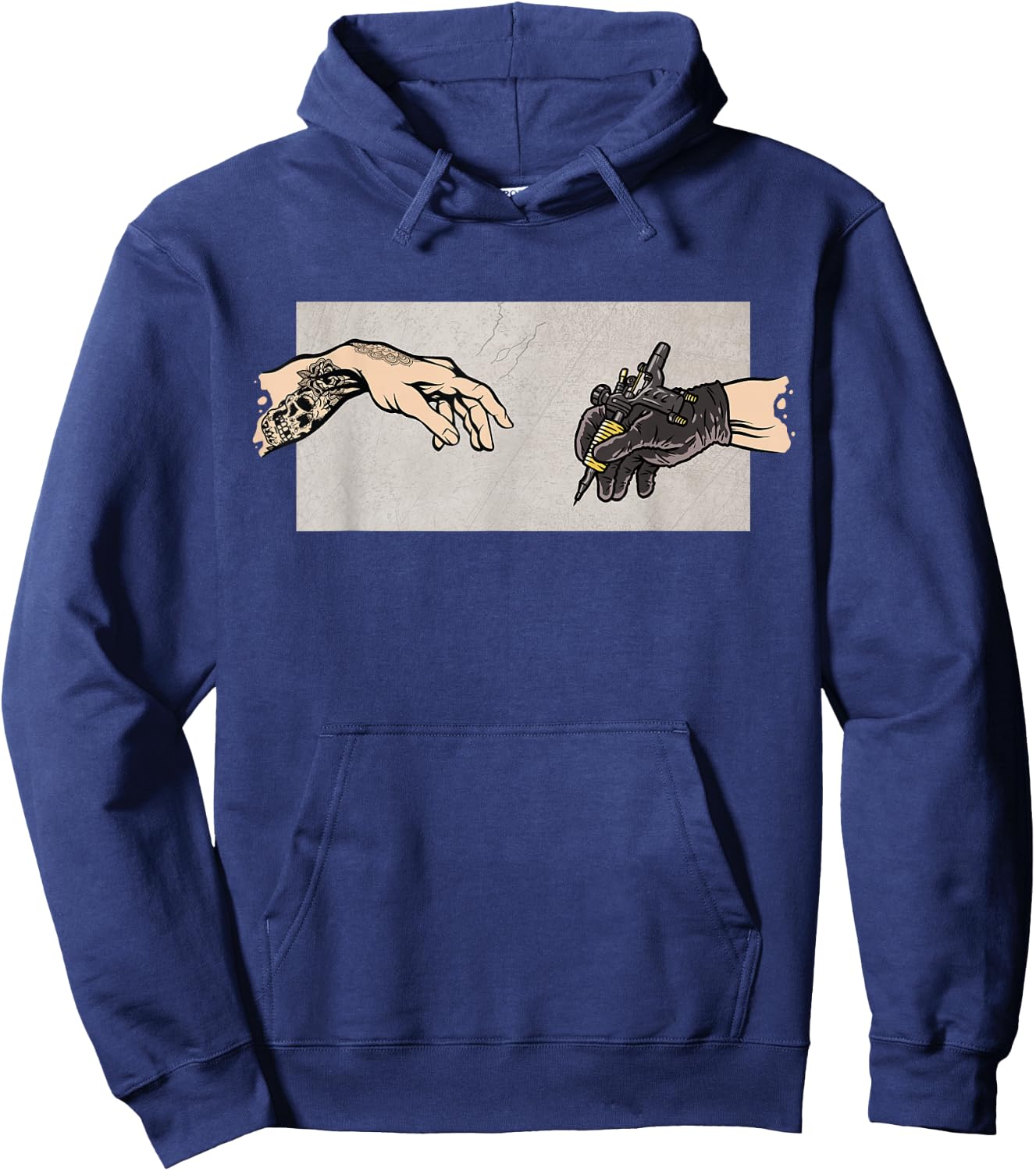 Tattoo Gun Tattoo Artist Funny Tattoo Hoodie - Hoodie | Navy