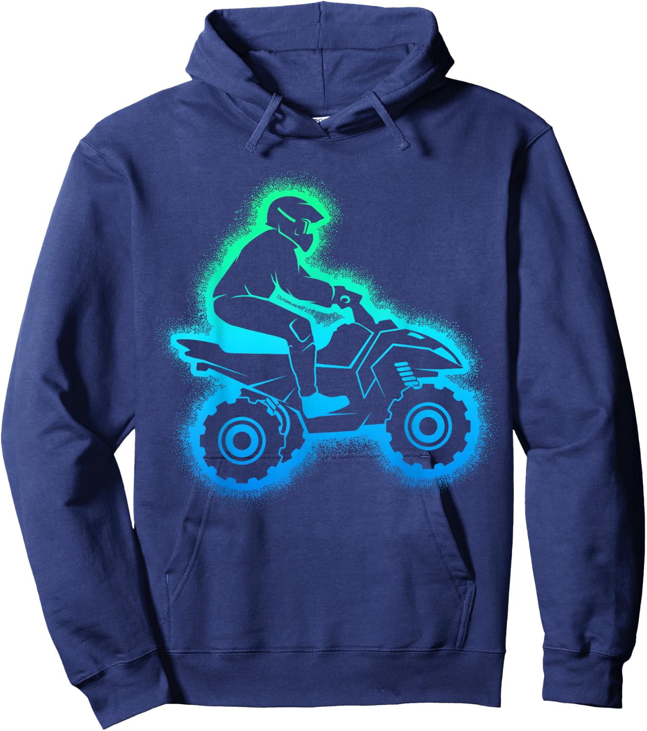 4 Wheeler Quad Boys Kids Men Hoodie - Hoodie | Navy