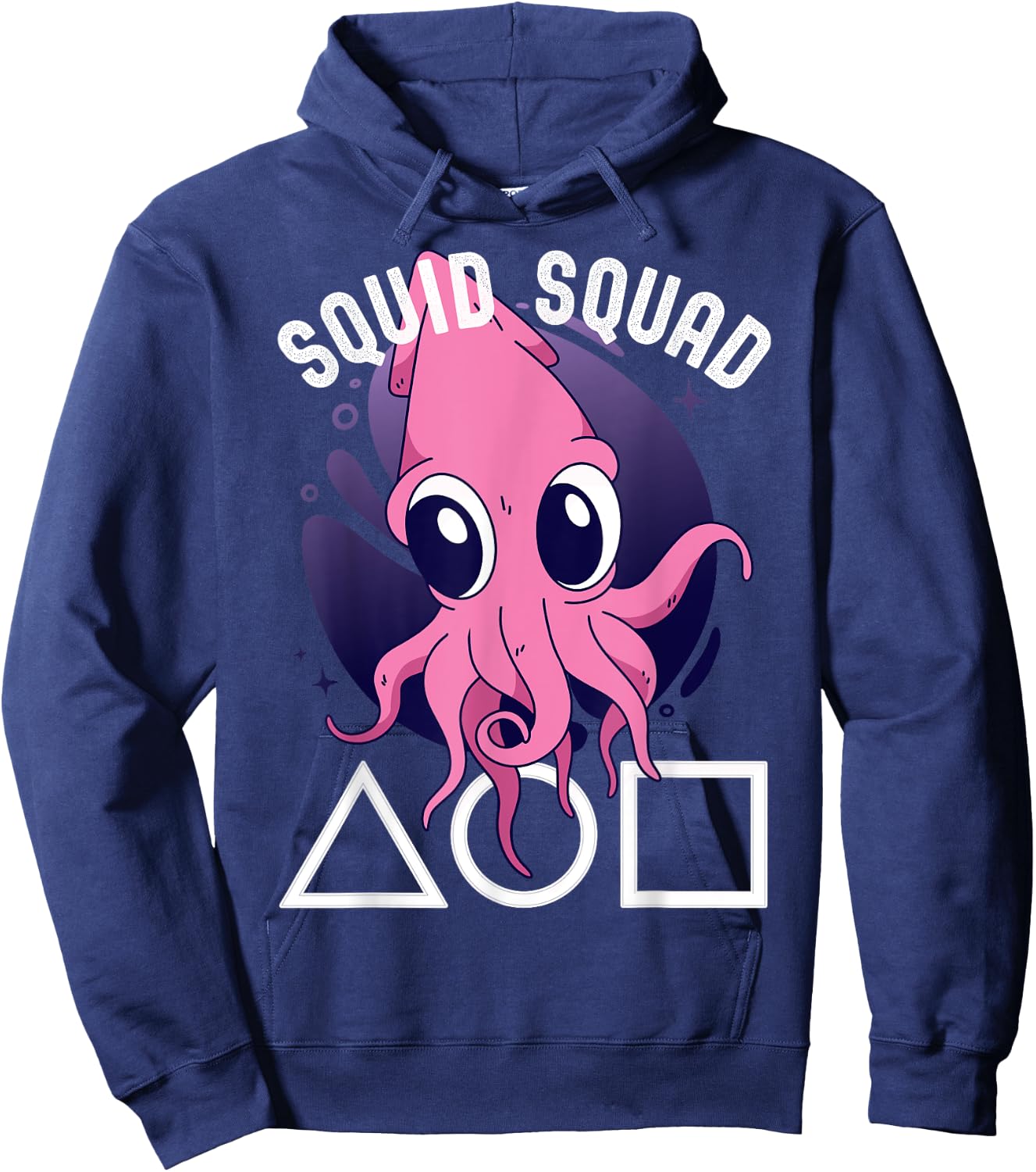 Squid Squad Group Matching Halloween Hoodie - Hoodie | Navy