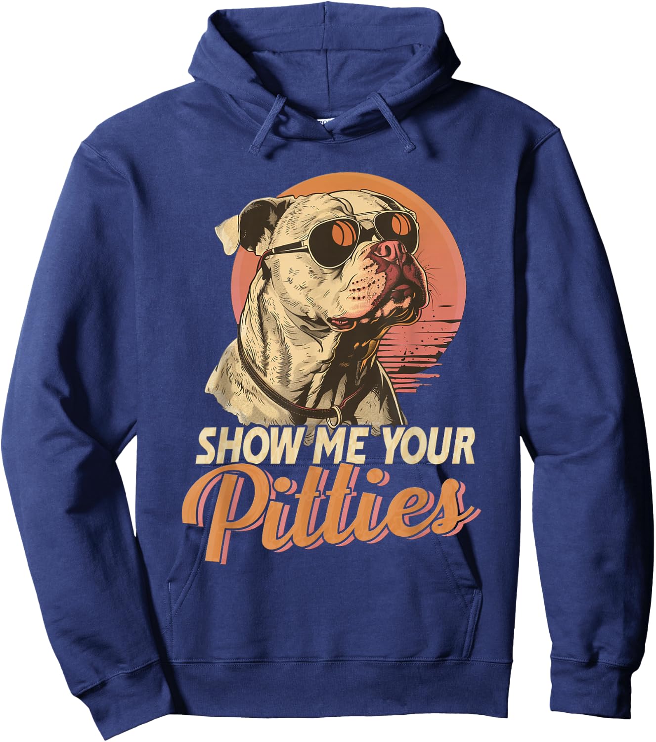 Show Me Your Pitties - Pitbull Hoodie - Hoodie | Navy