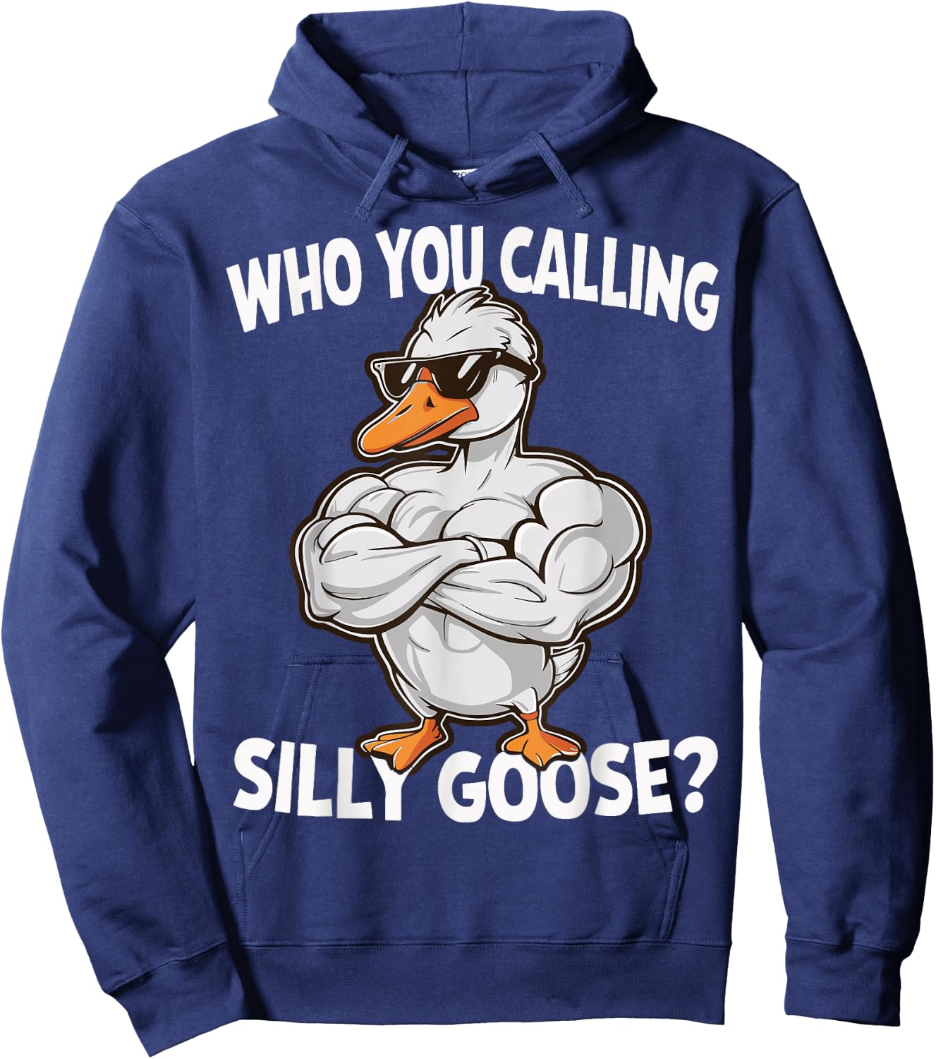 Who You Calling Silly Goose Gym Hoodie - Hoodie | Navy