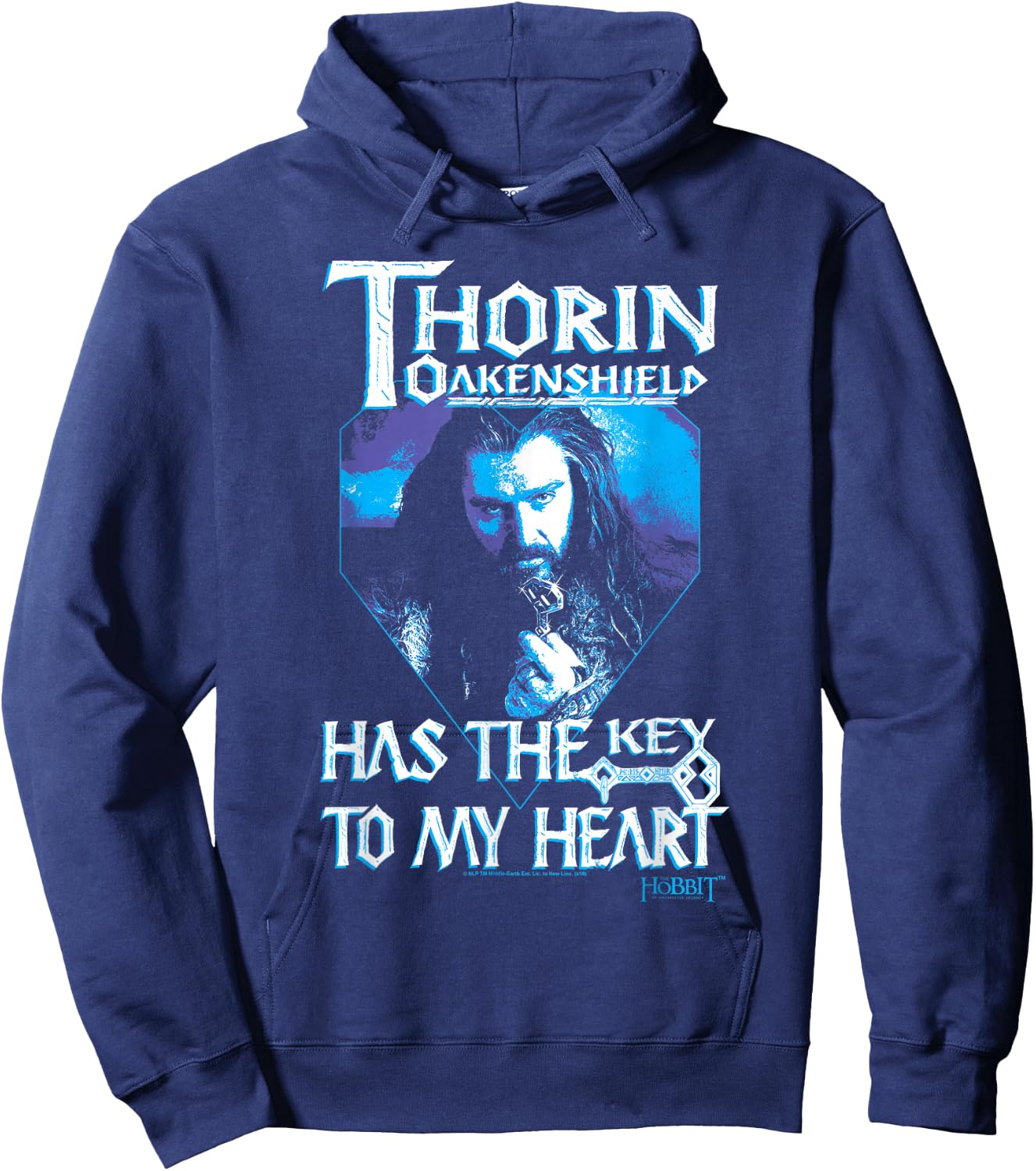 The Hobbit Thorin's Key Hoodie - Hoodie | Navy