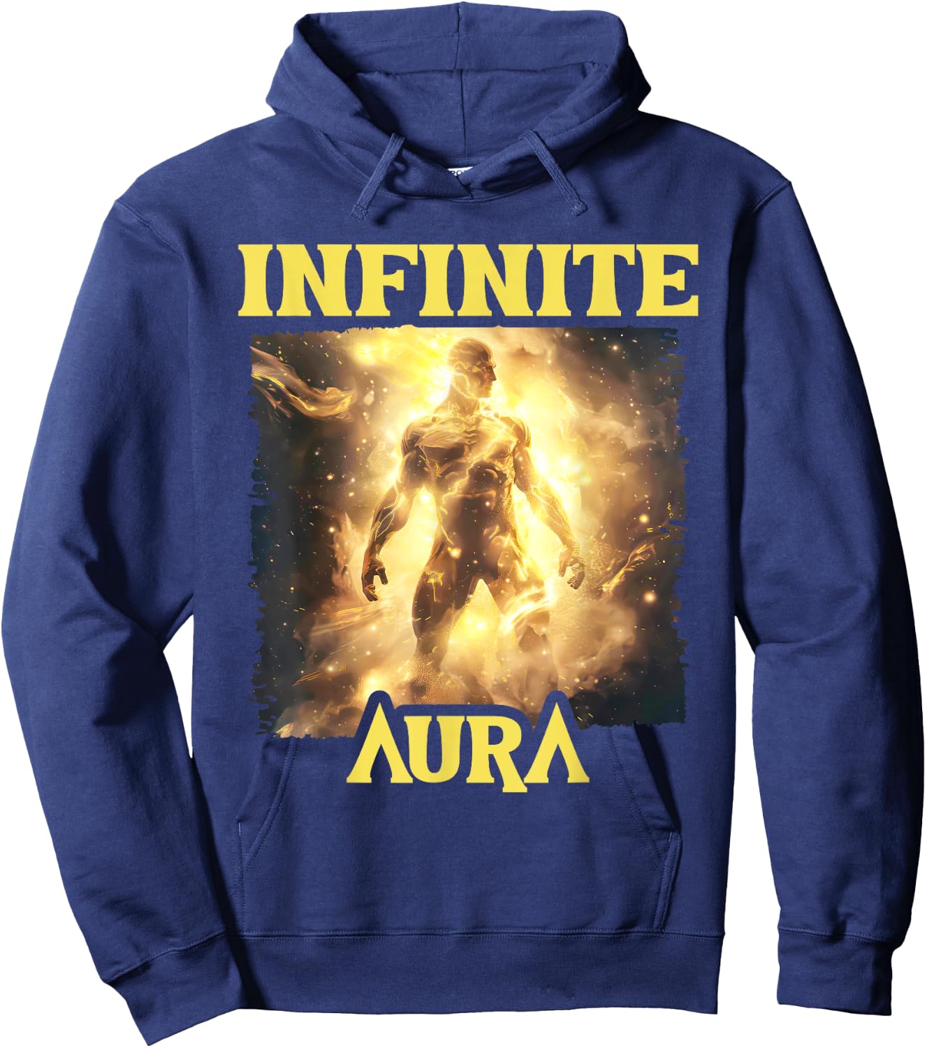 Infinite Aura Points Max Level Meme Funny Aura Hoodie - Hoodie | Navy
