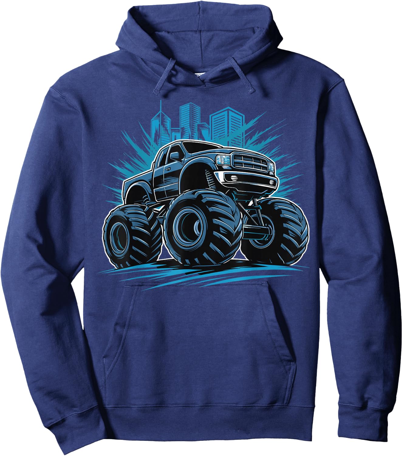 Monster Truck for toddlers Youth & Adults Hoodie - Hoodie | Navy