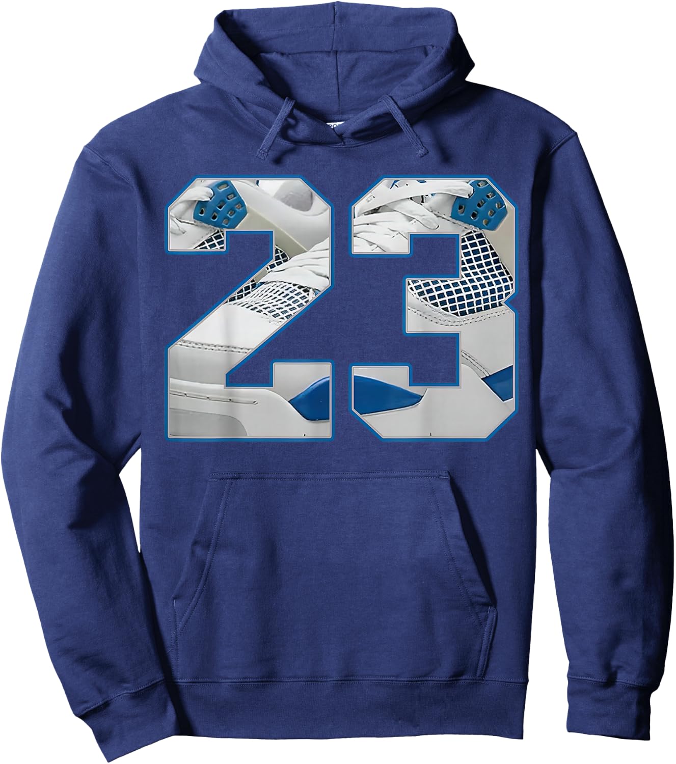 Number 23 Military Blue 4s Loser Lover Matching Hoodie - Hoodie | Navy