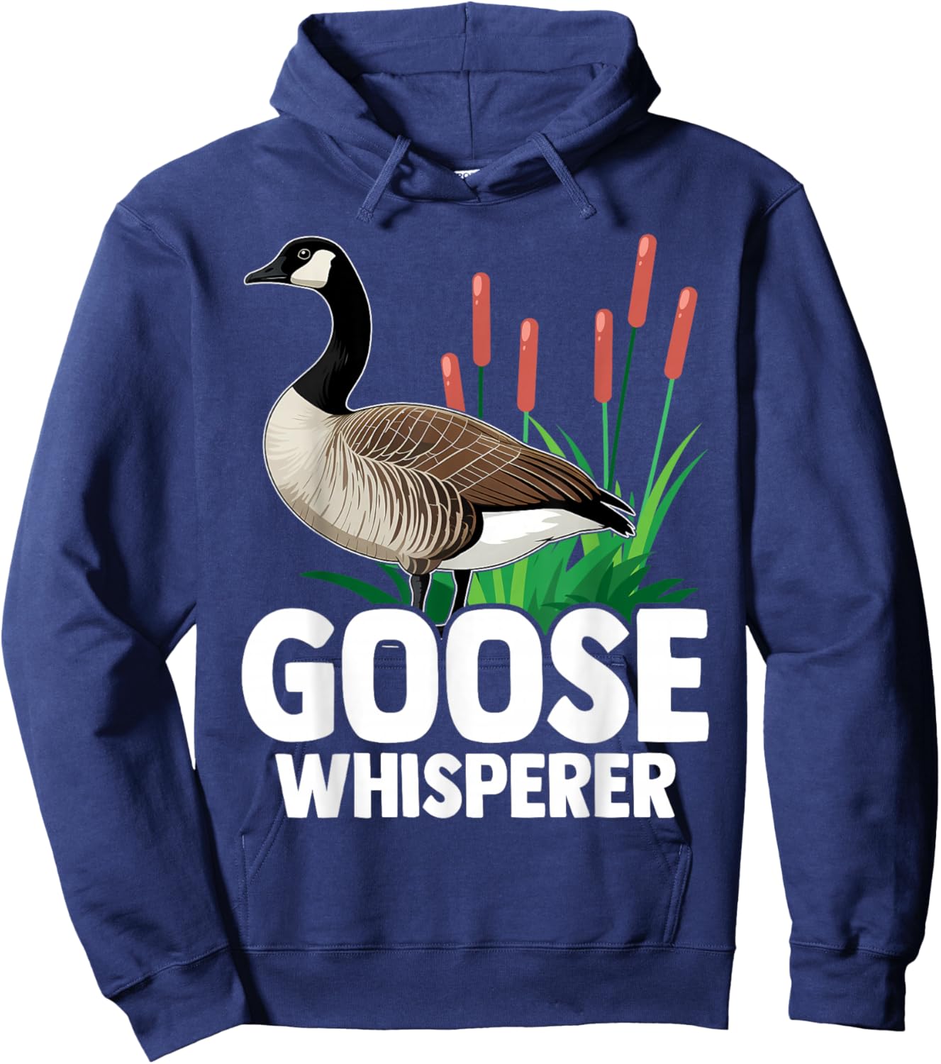 Canadian Goose Whisperer Funny Cute Bird Hunter Hoodie - Hoodie | Navy