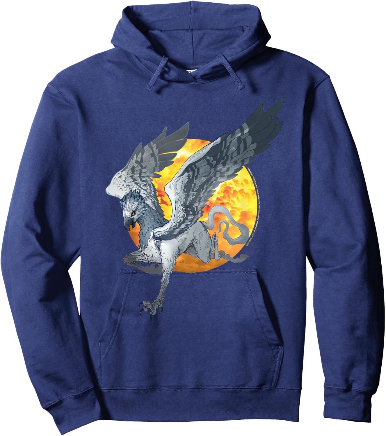 Harry Potter Hippogriff Over the Moon Hoodie - Hoodie | Navy