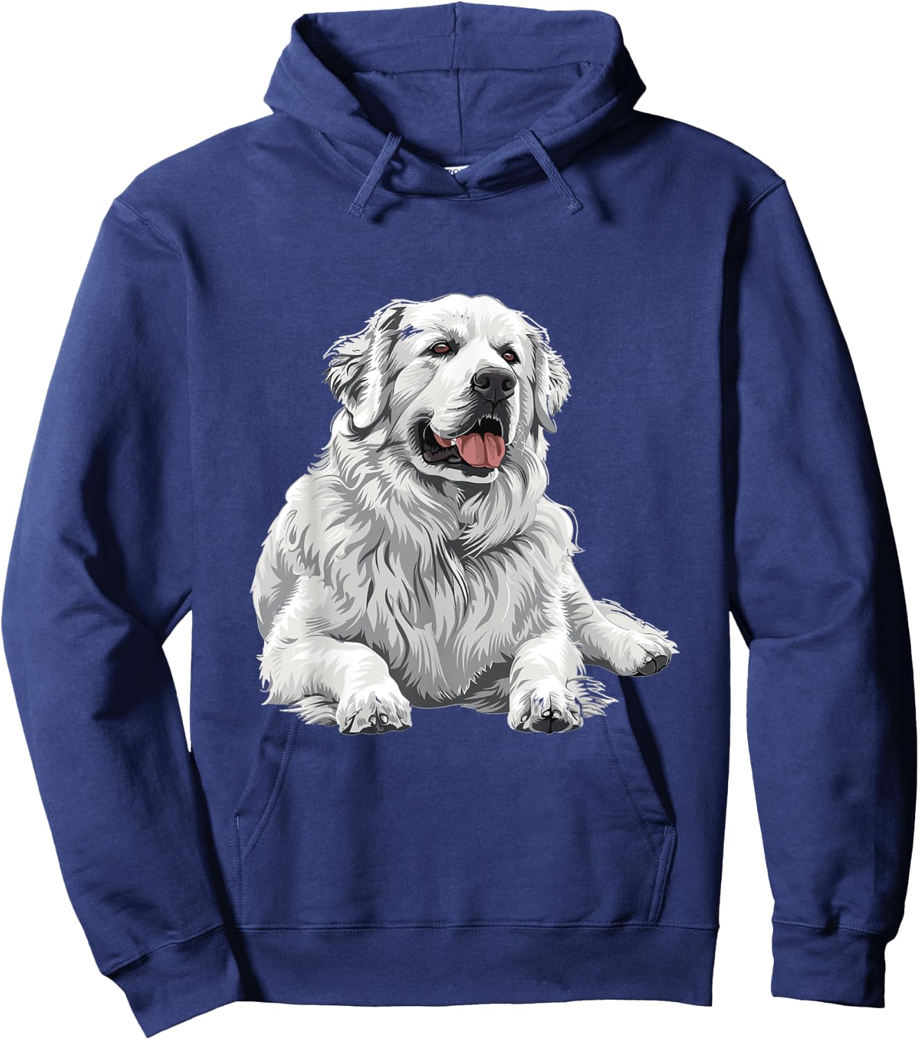 Great Pyrenees Dog Breed Graphic Hoodie - Hoodie | Navy