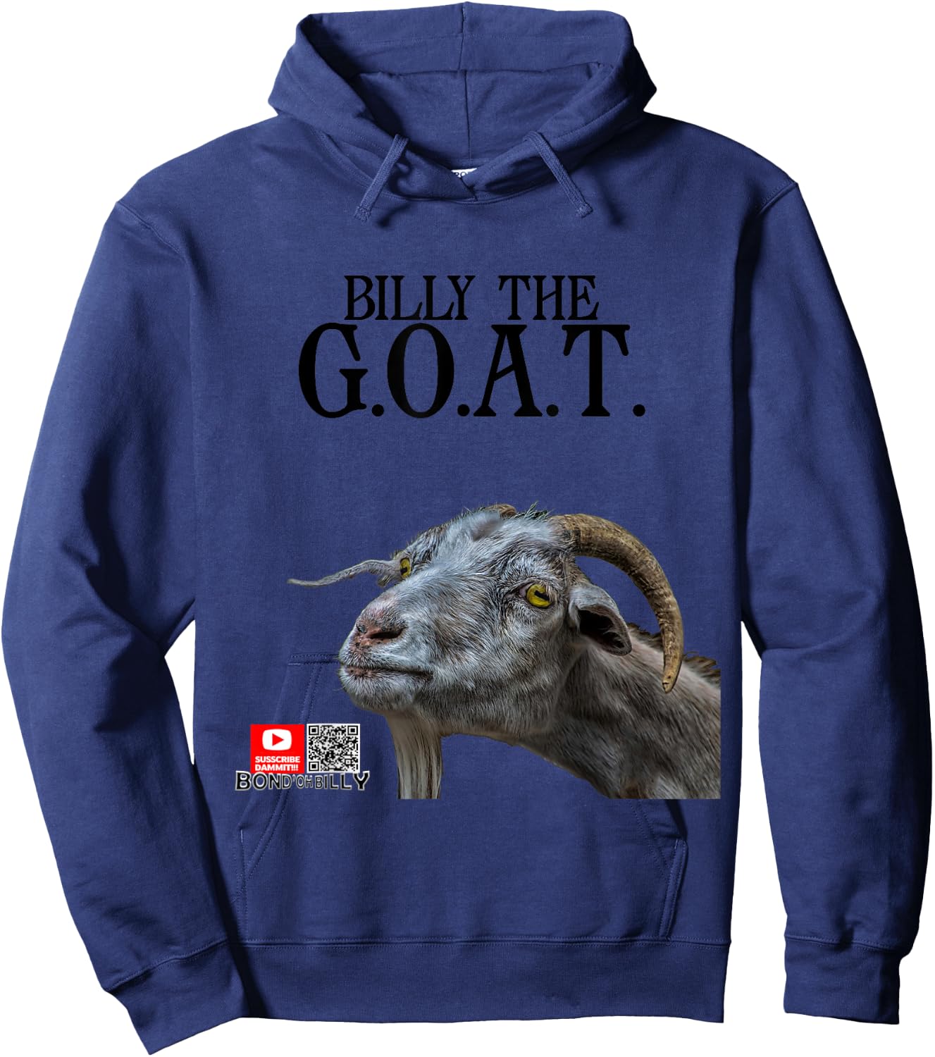 Billy goat Hoodie - Hoodie | Navy