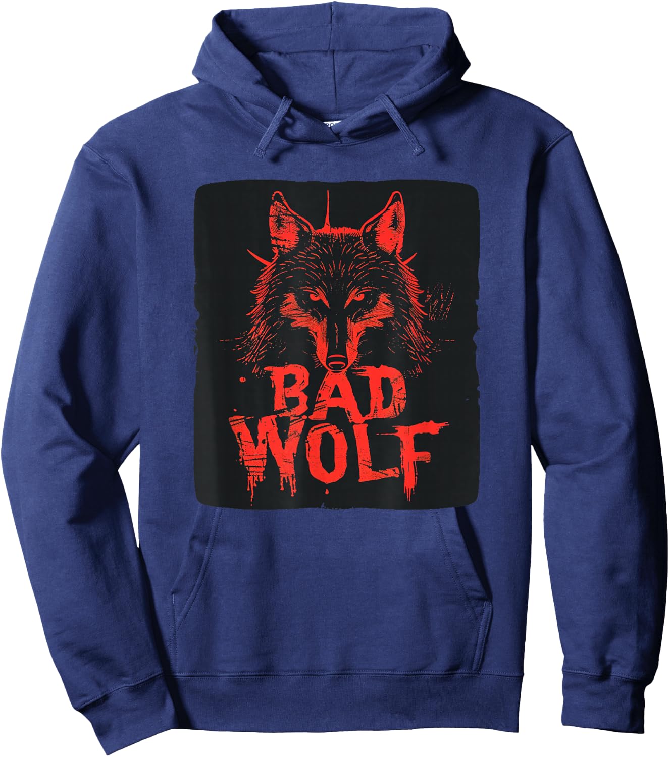 Cool Halloween Wolf Costume for Bad Wolf Lovers Hoodie - Hoodie | Navy