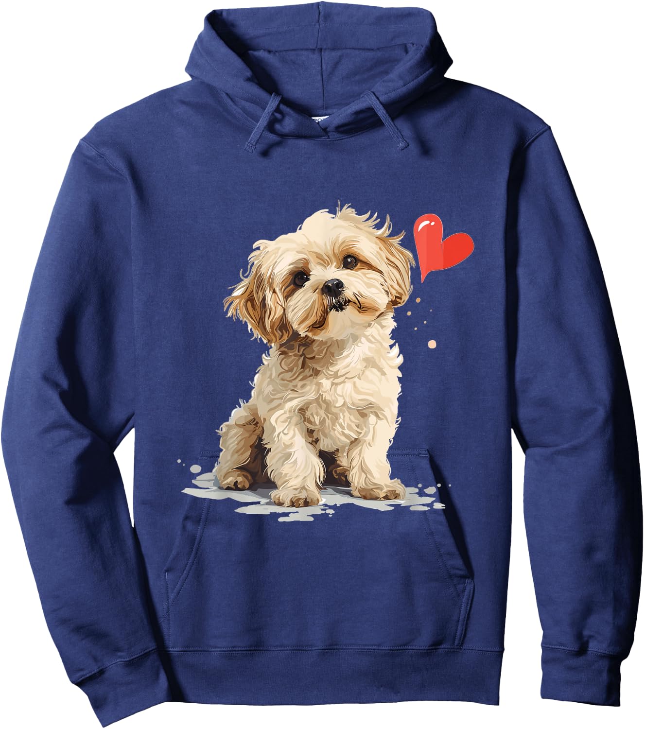 Maltipoo Dog Breed Pet Cute Funny Graphic Hoodie - Hoodie | Navy
