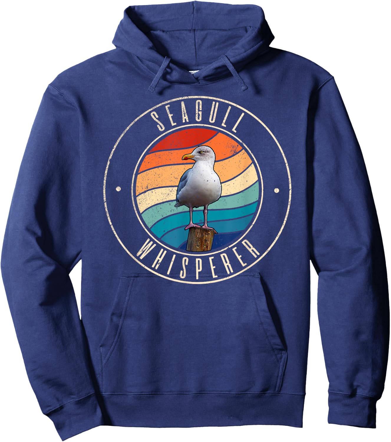 Seagull Whisperer Hoodie - Hoodie | Navy