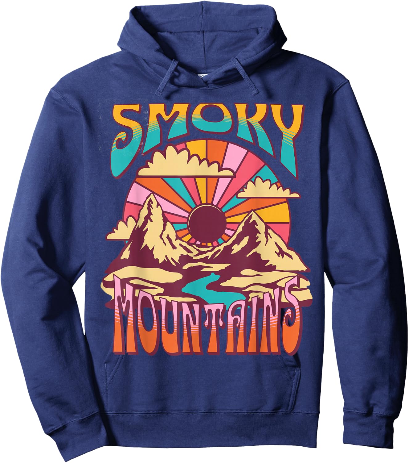 Smoky Mountains Hoodie - Hoodie | Navy