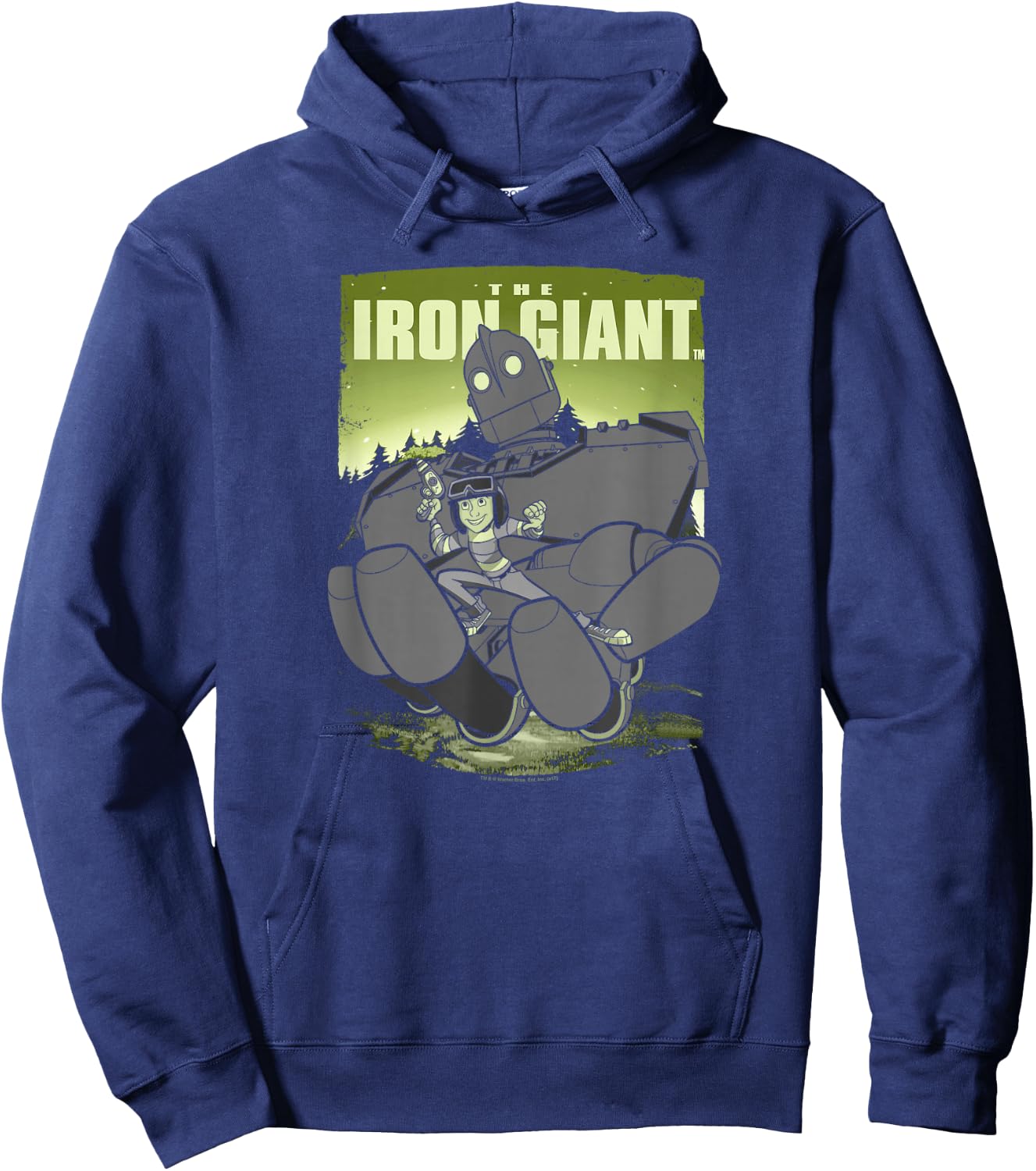 The Iron Giant Helping Hand Hoodie - Hoodie | Navy