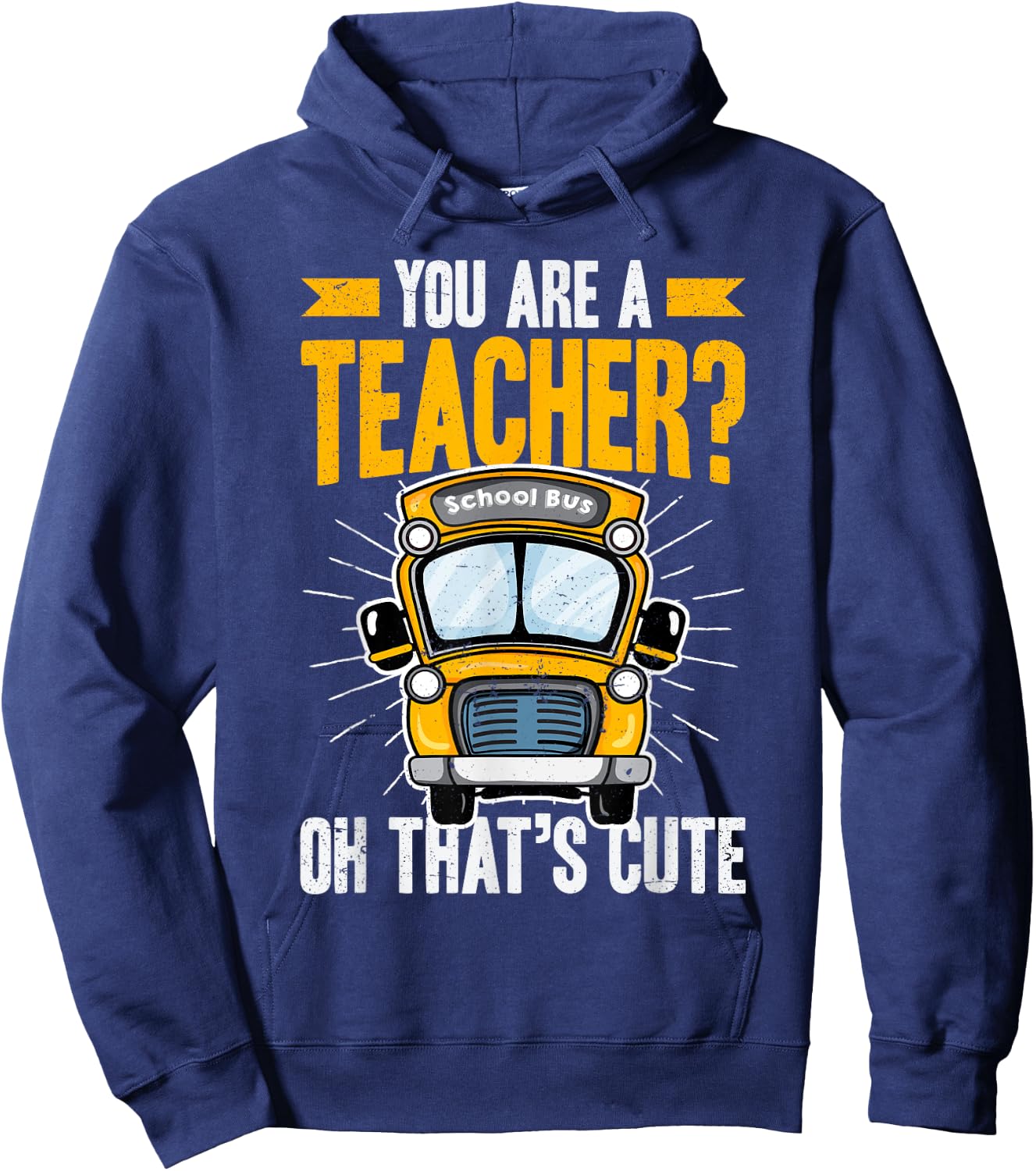 Funny School Bus Driver Appreciation Hoodie - Hoodie | Navy