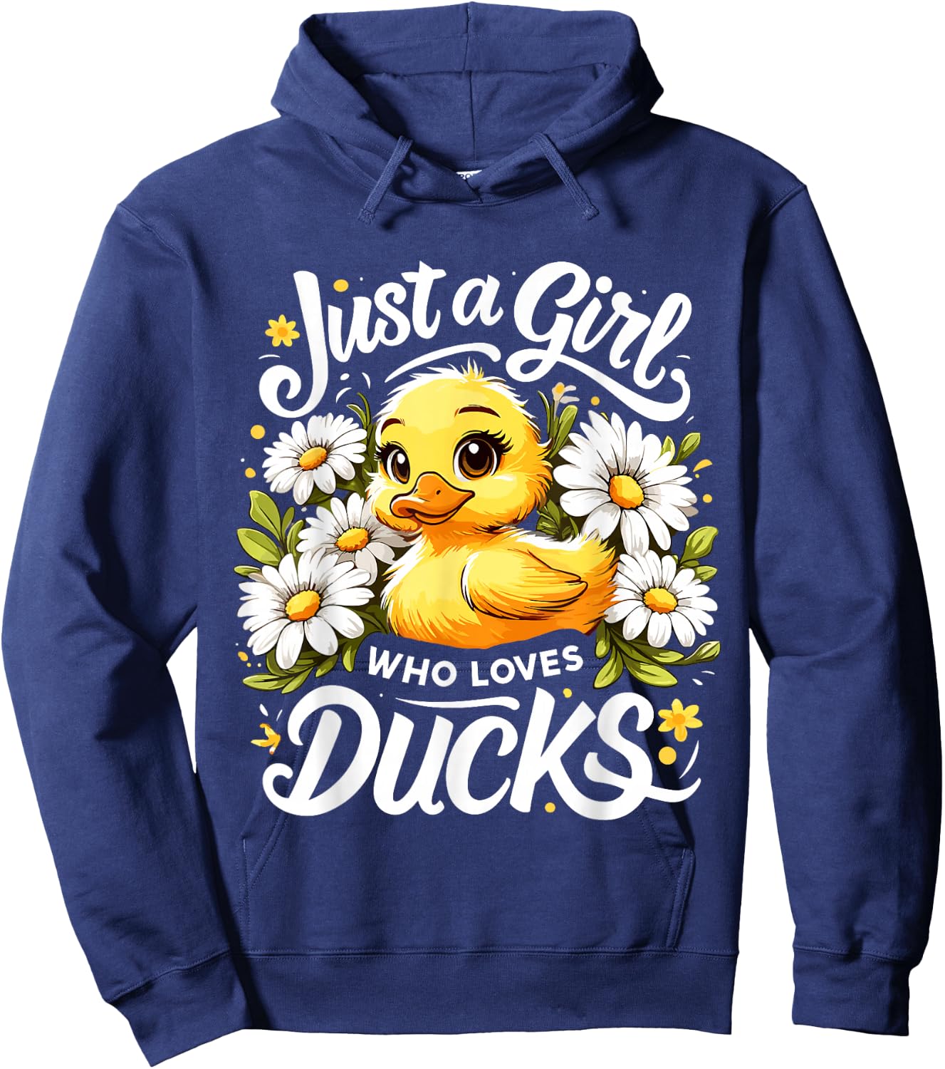 Duck Lover Just A Girl Who Loves Ducks Hoodie - Hoodie | Navy