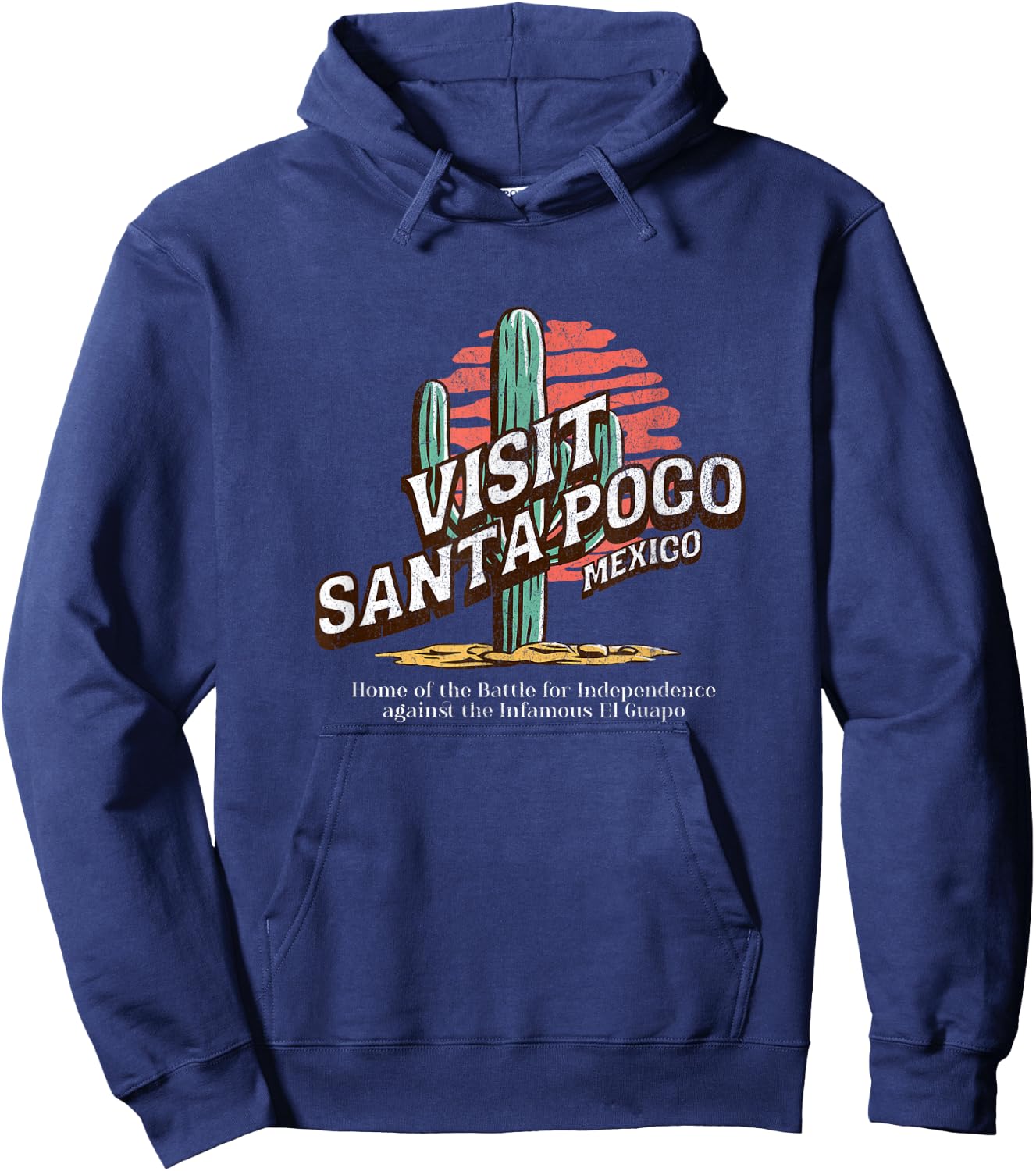 Visit Santa Poco Mexico Hoodie - Hoodie | Navy