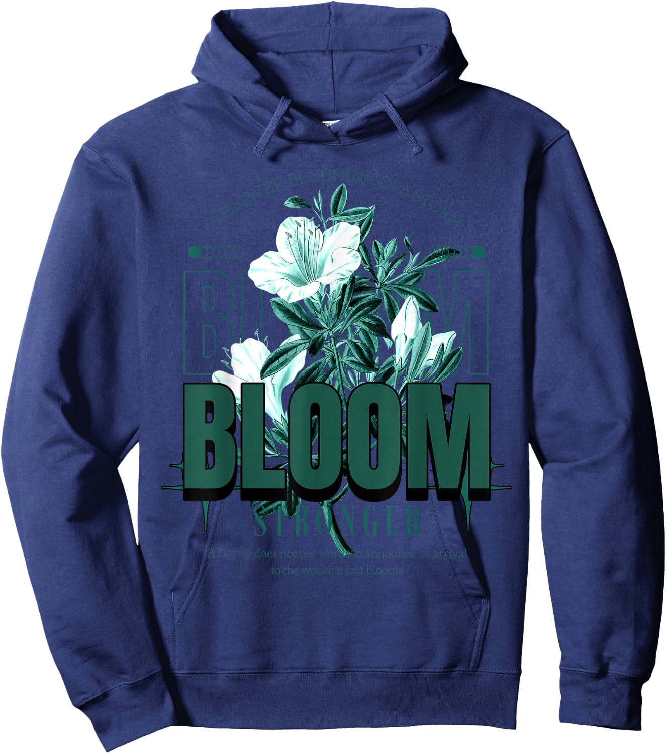 Bloom Stronger Oxidized Green 4s Matching Women Hoodie - Hoodie | Navy