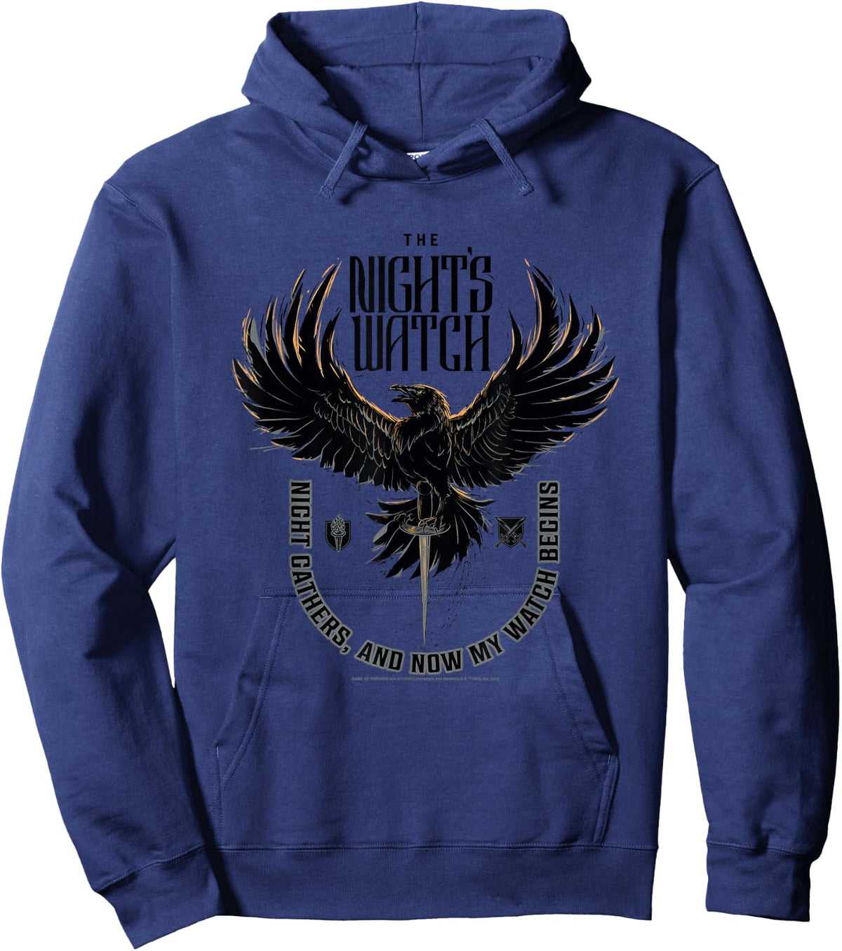 Game of Thrones The Night's Watch Night Gathers Hoodie - Hoodie | Navy