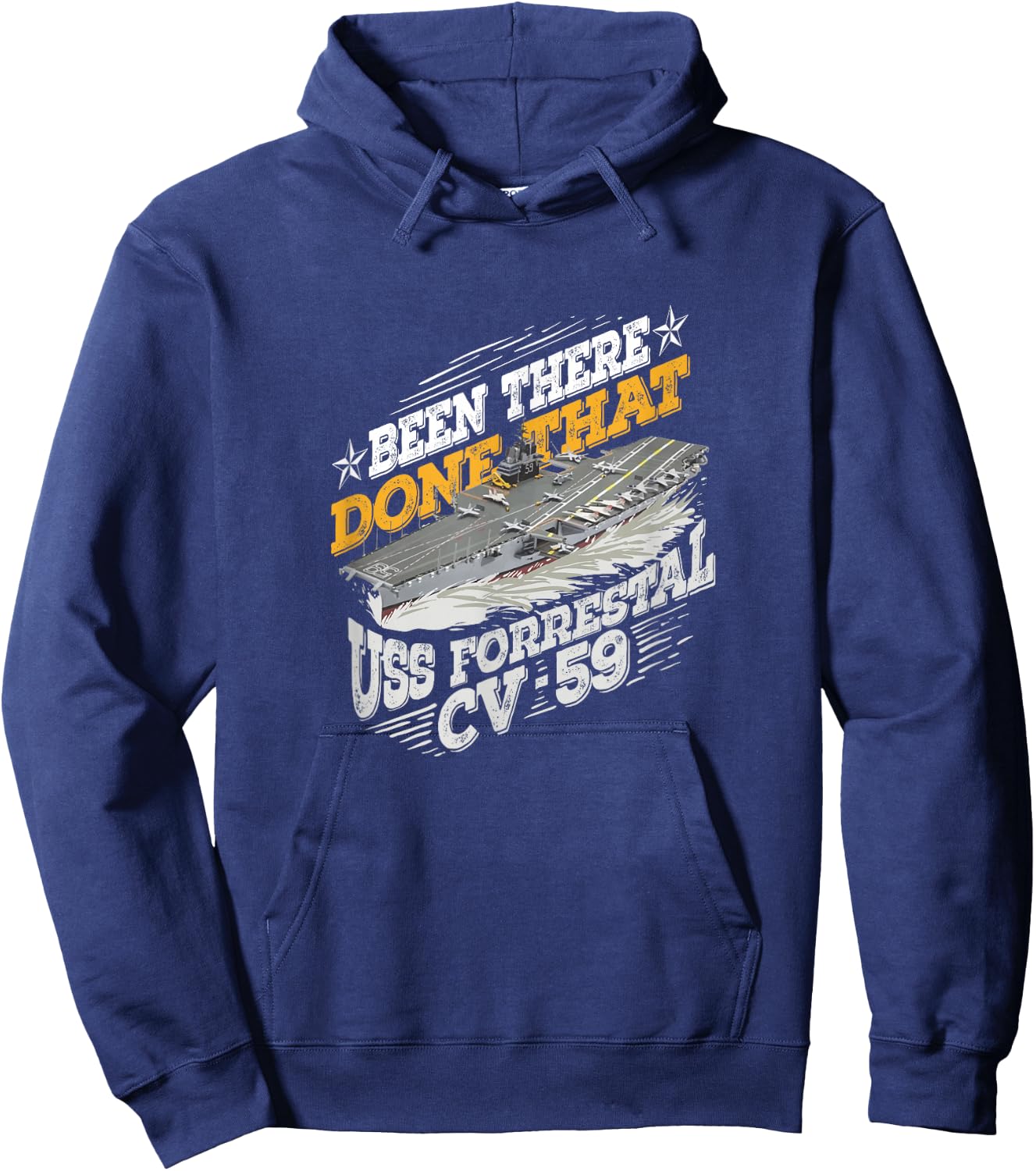 USS Forrestal Gift A US Military Veteran Hoodie - Hoodie | Navy