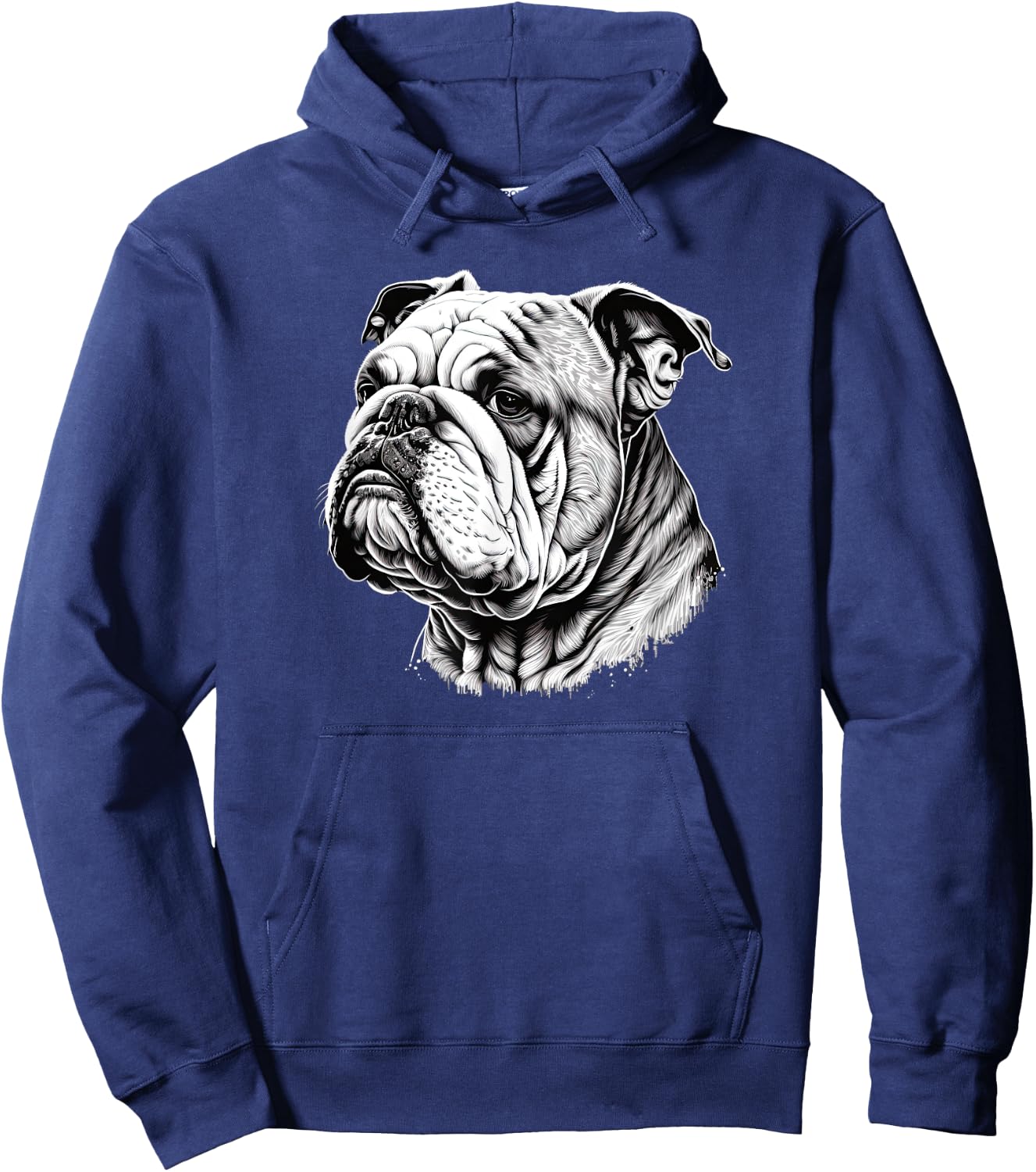 Funny Bulldog Dog Hoodie - Hoodie | Navy