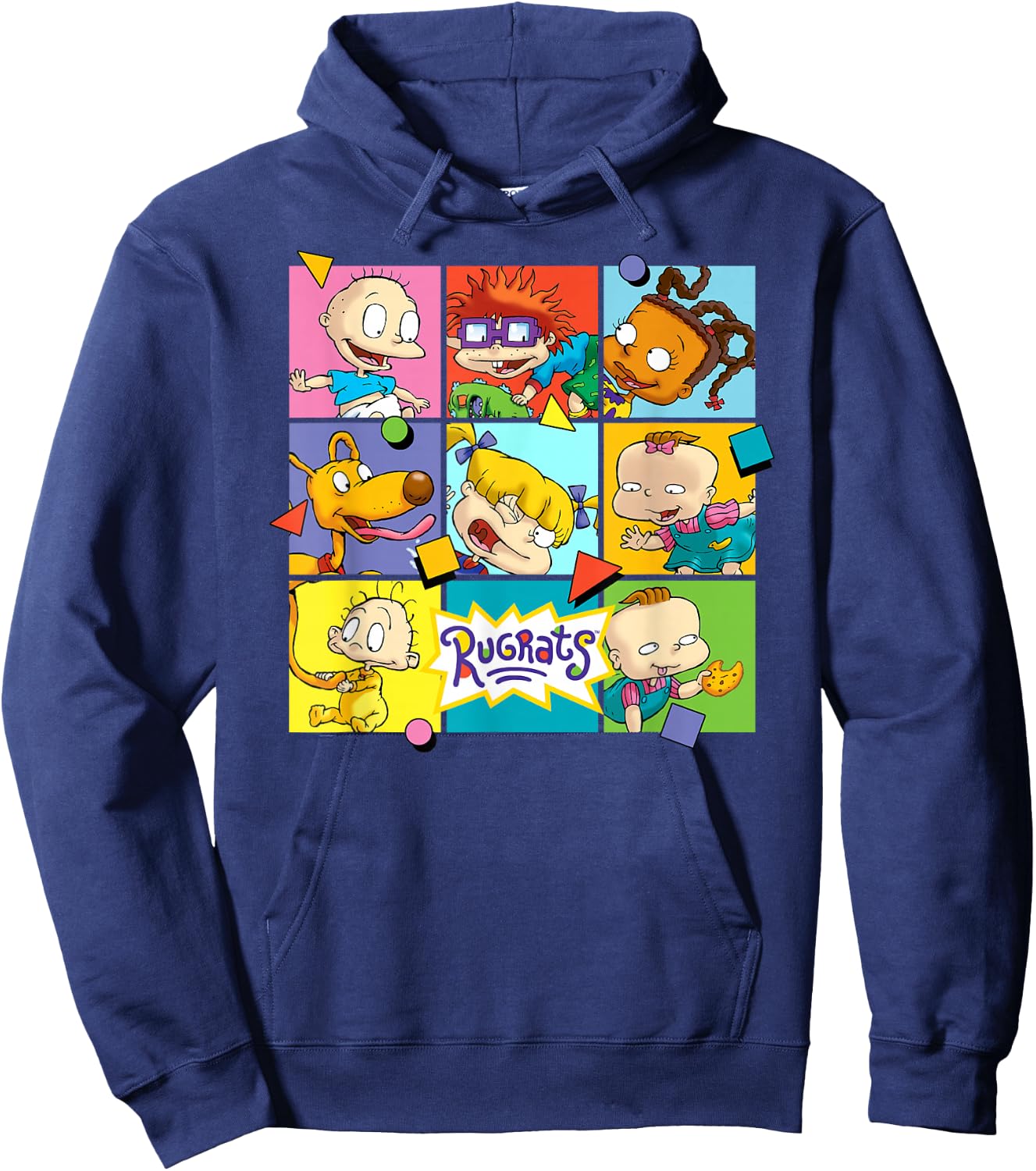 Rugrats - Character Squares Hoodie - Hoodie | Navy