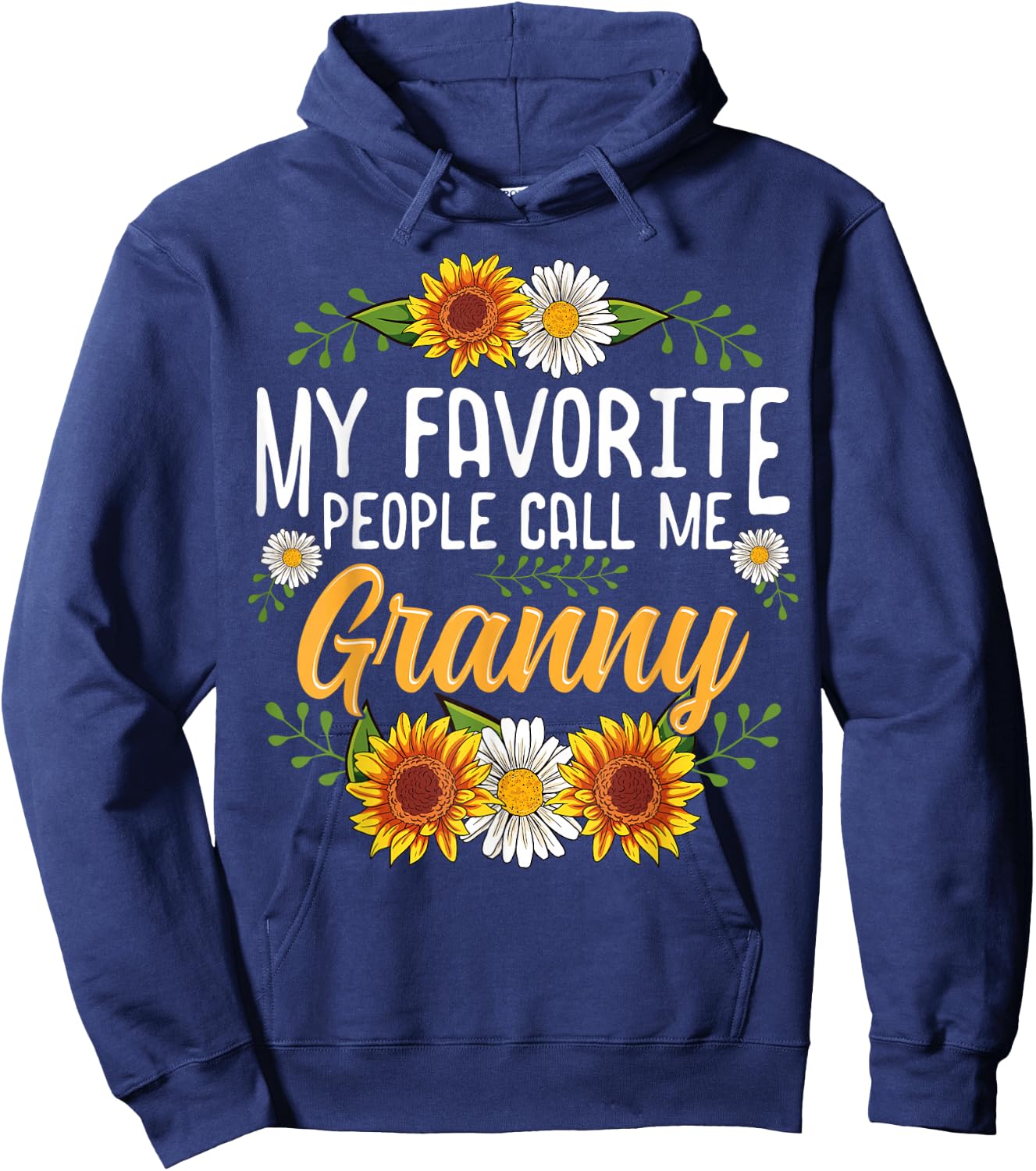 My Favorite People Call Me Granny Hoodie - Hoodie | Navy