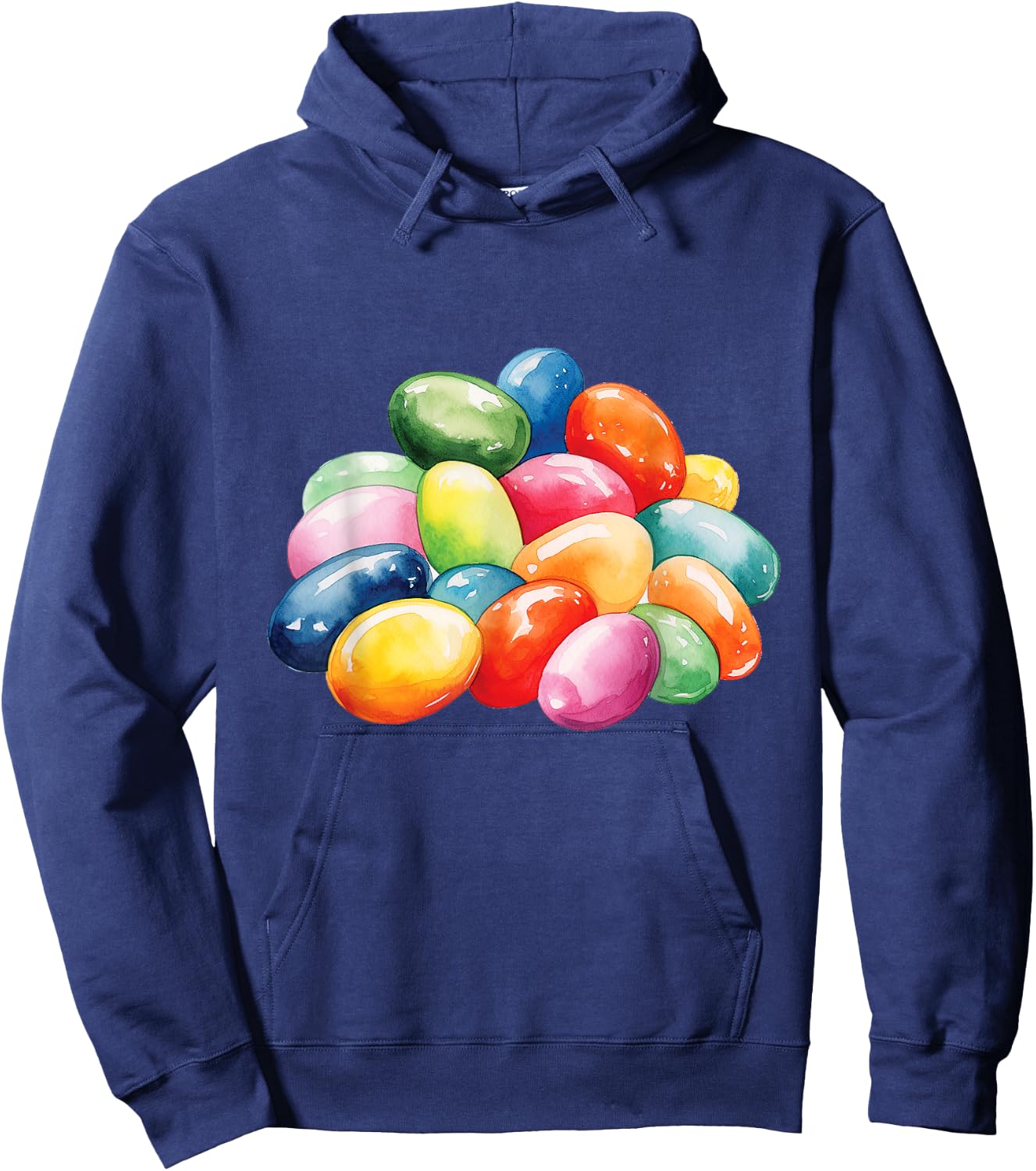 Cute Jelly Beans Candy Easter Lover Candy Hoodie - Hoodie | Navy