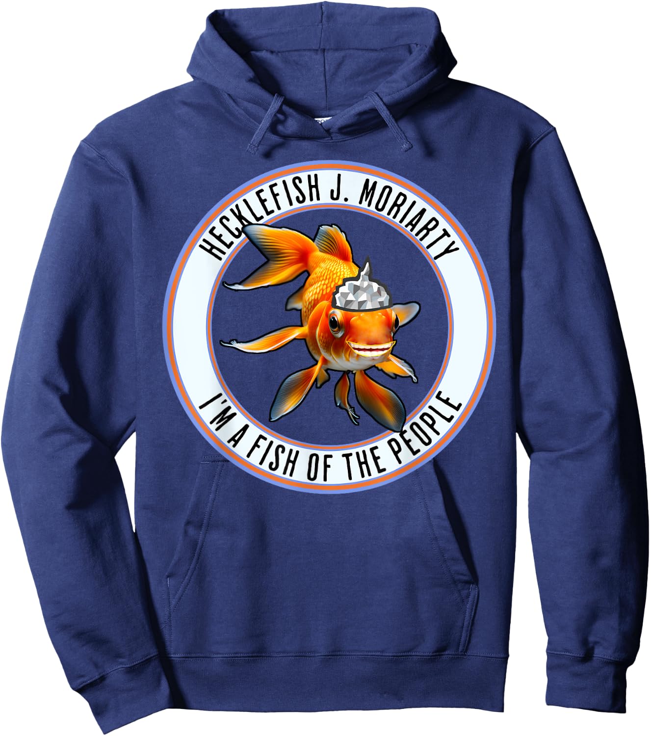 I'm A Fish Of The People Hoodie - Hoodie | Navy