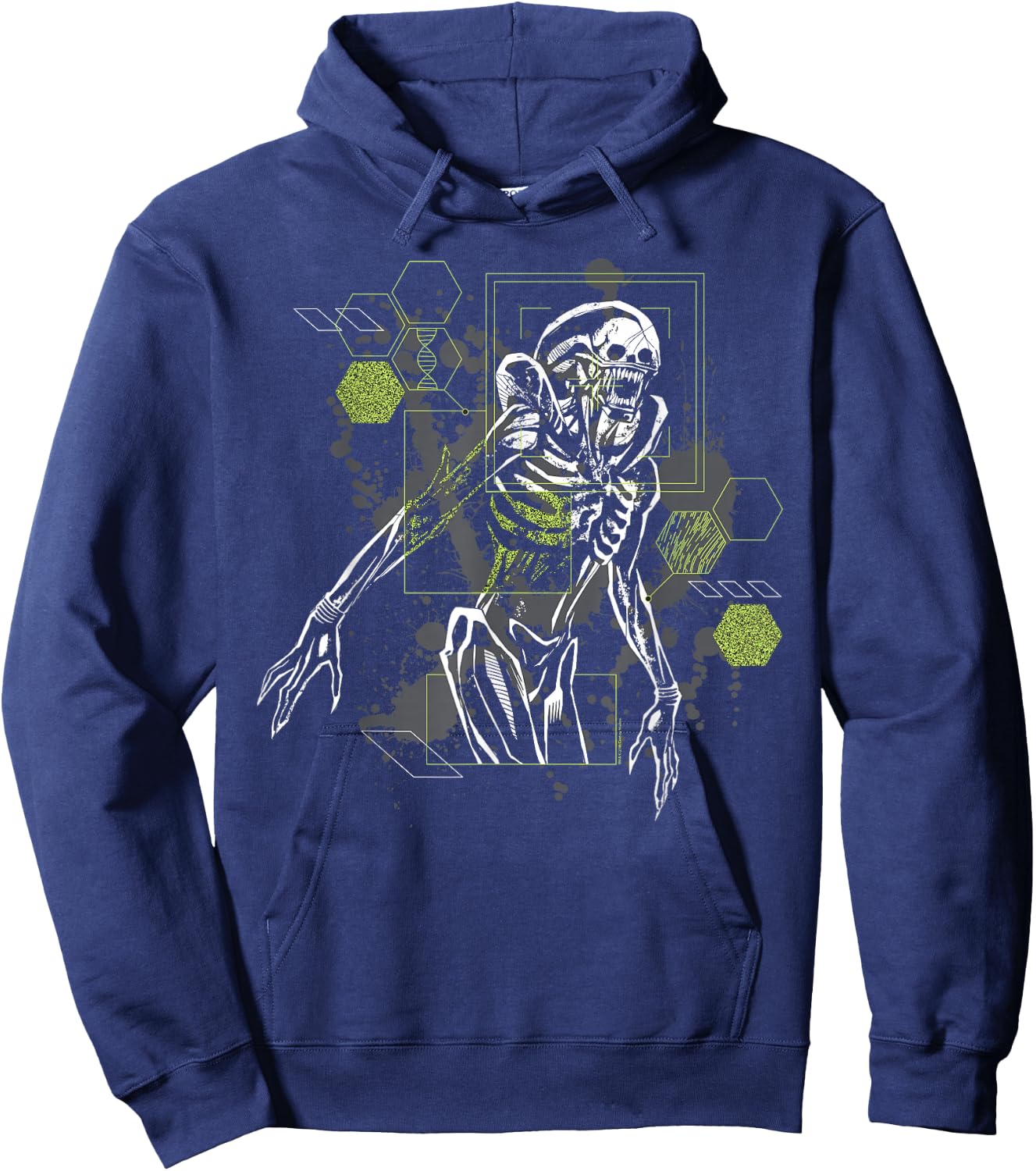 Alien: Romulus Xenomorph Tech Readout Hoodie - Hoodie | Navy