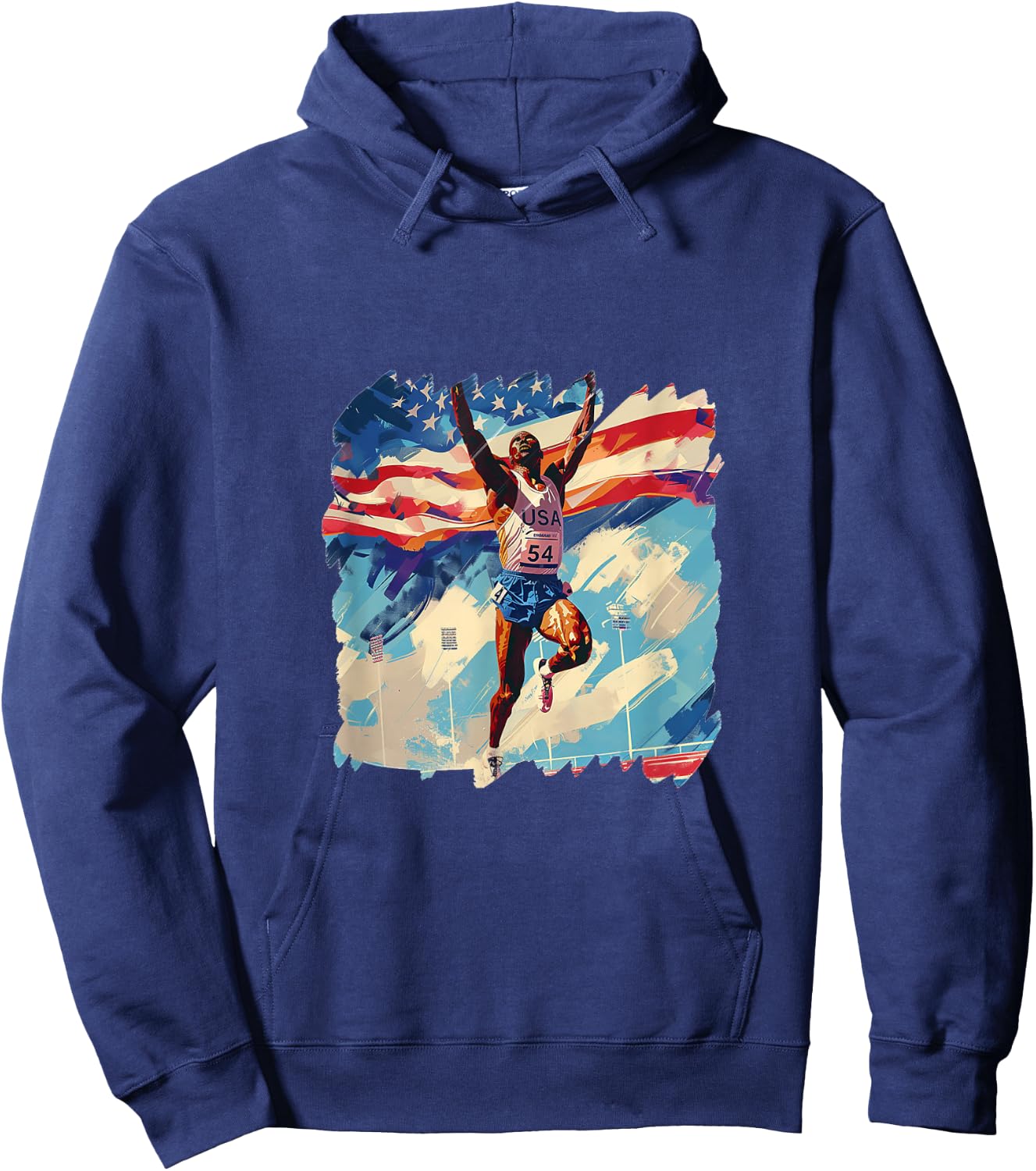 Team USA Olympics Track & Field Hoodie - Hoodie | Navy