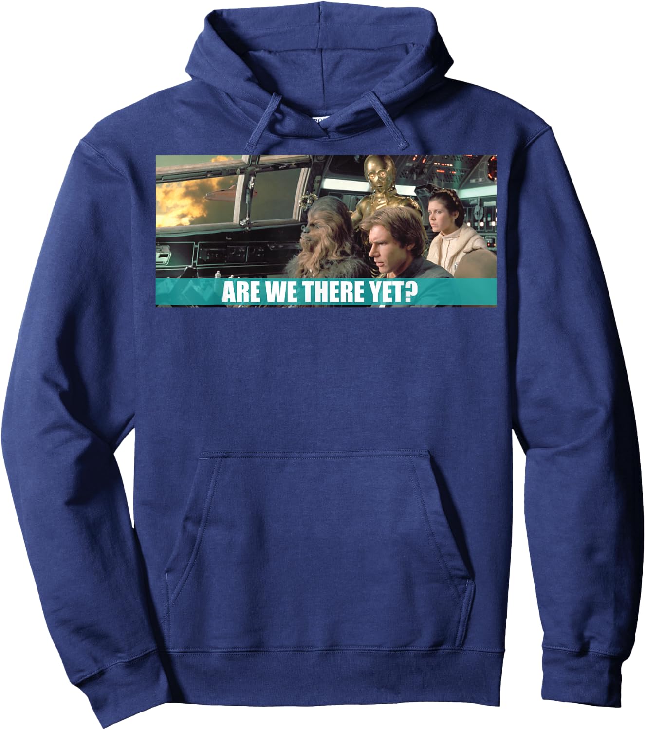 Star Wars Are We There Yet Hoodie - Hoodie | Navy