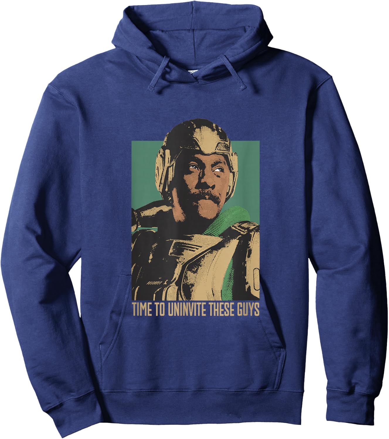 Masters of the Universe Retro Man-At-Arms Hoodie - Hoodie | Navy