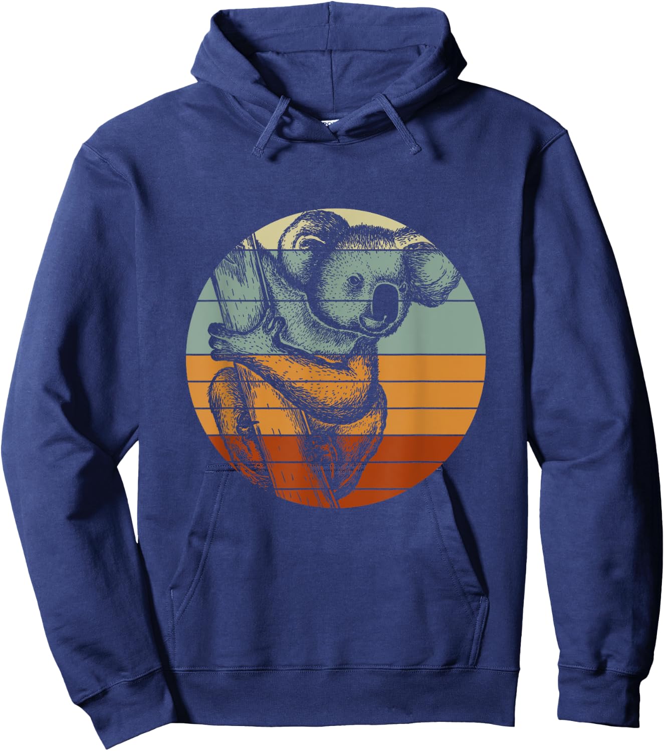 Zoo Keeper Australia Animal Gift Retro Koala Hoodie - Hoodie | Navy