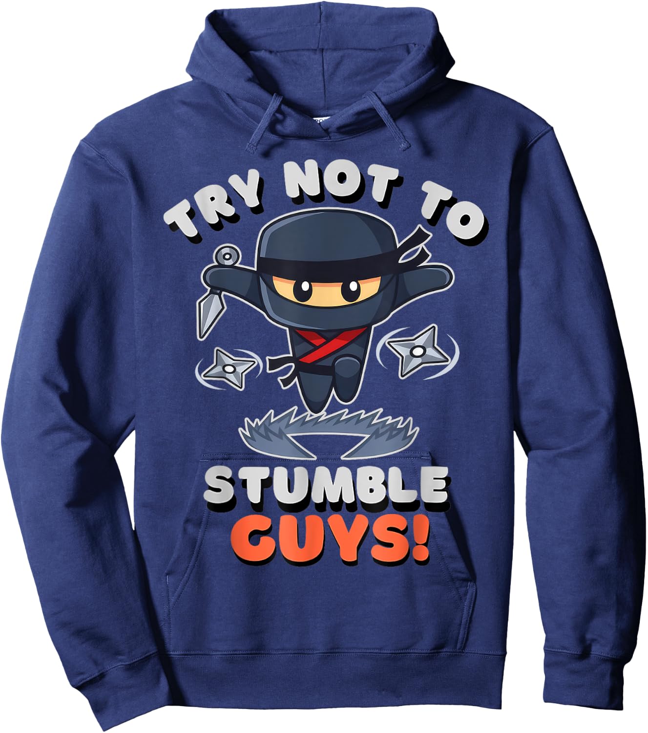 Stumble Guys Ninjas Games Stumble Guys Kids Hoodie - Hoodie | Navy