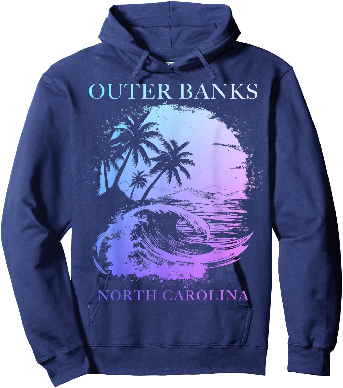 Outer Banks North Carolina Hoodie - Hoodie | Navy