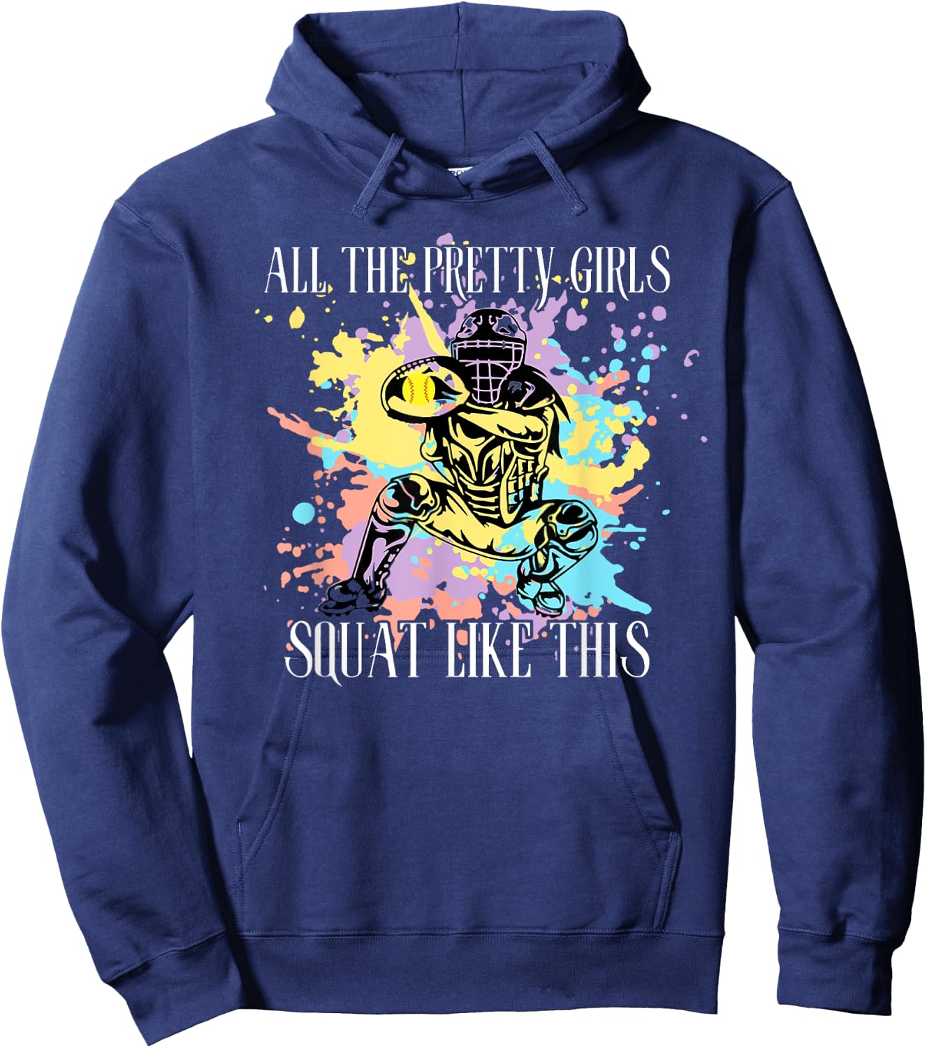 All the Pretty Girls Squat Like This Hoodie - Hoodie | Navy