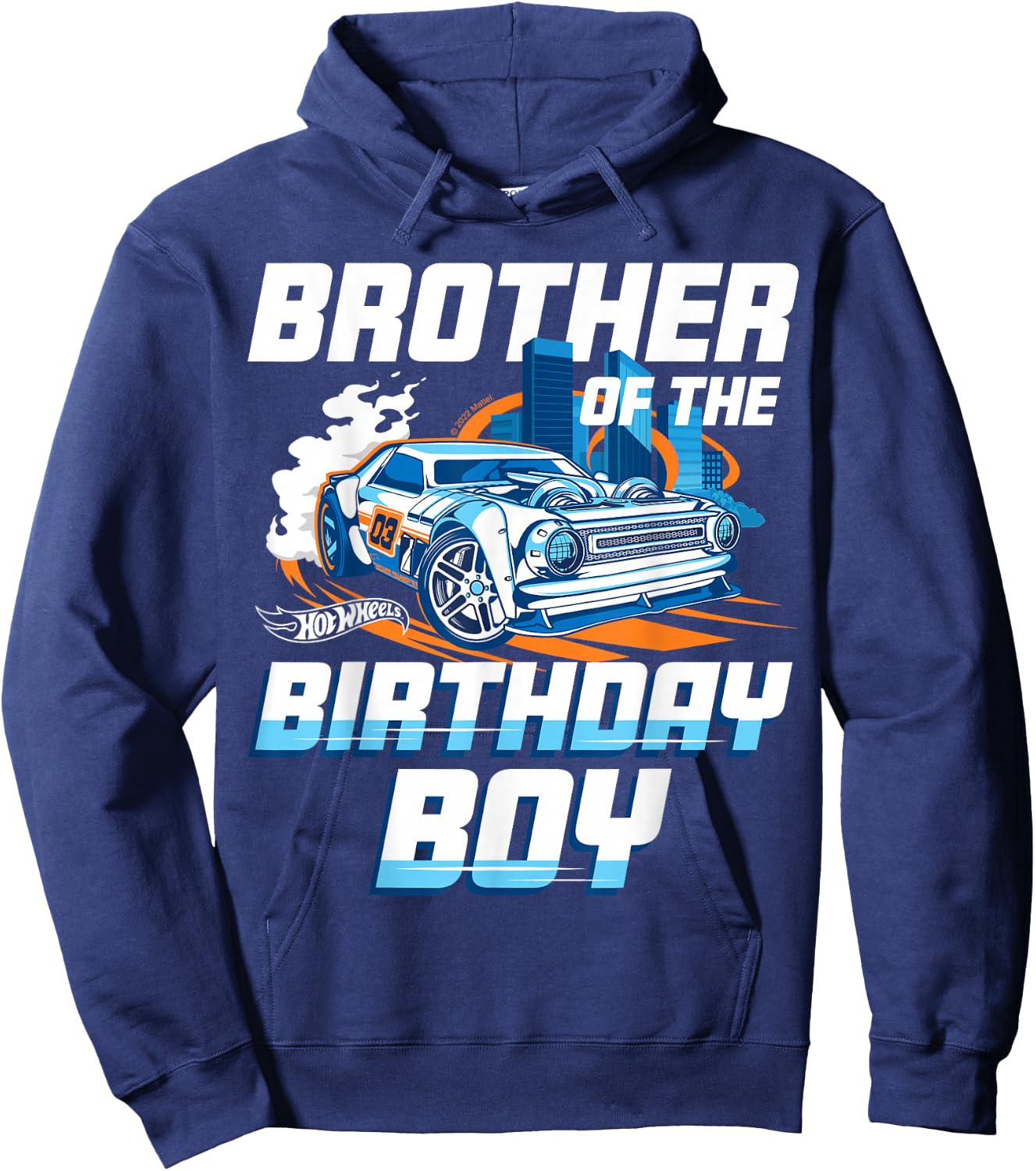 Hot Wheels Brother of the Birthday Boy Hoodie - Hoodie | Navy