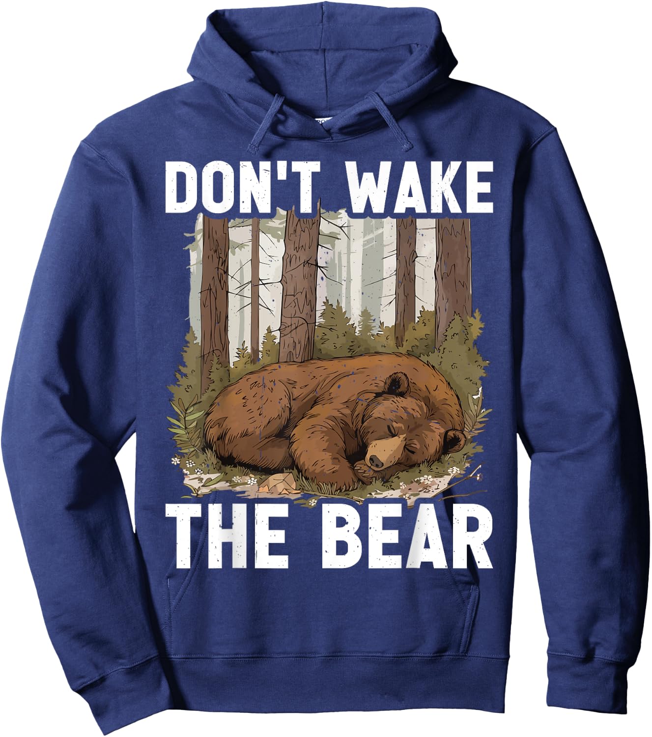 Don't Wake The Bear Hoodie - Hoodie | Navy