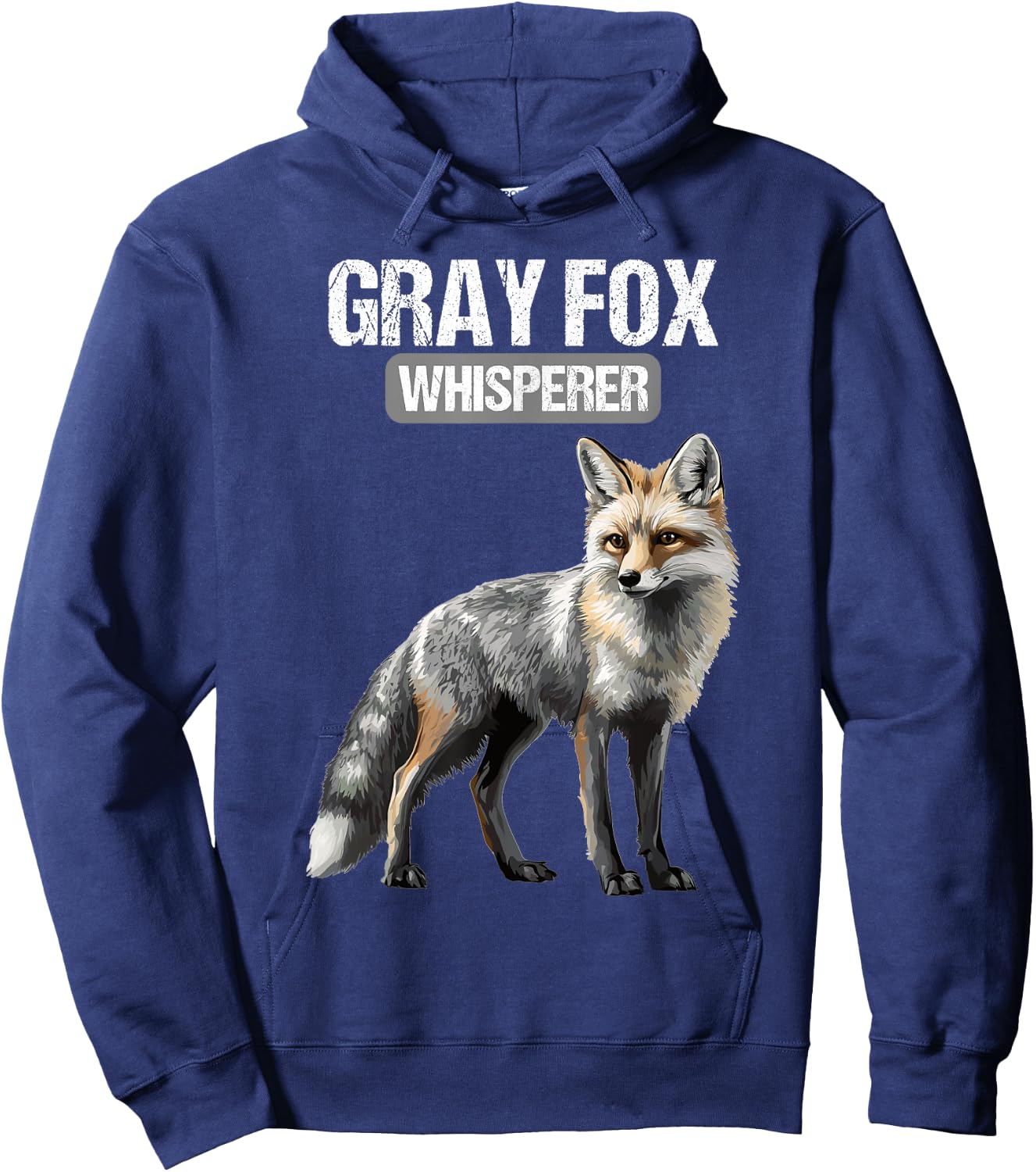 Gray Fox Whisperer. Gray Foxes Gray Fox Hoodie - Hoodie | Navy