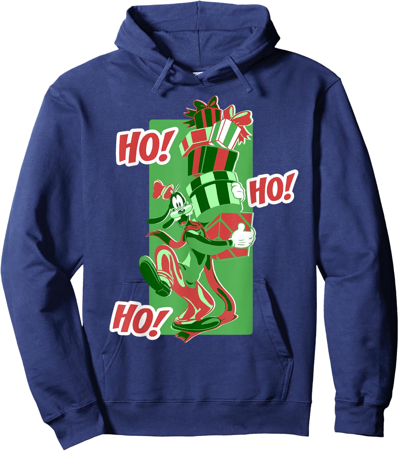 Disney Goofy Ho Ho Ho Christmas Portrait Hoodie - Hoodie | Navy