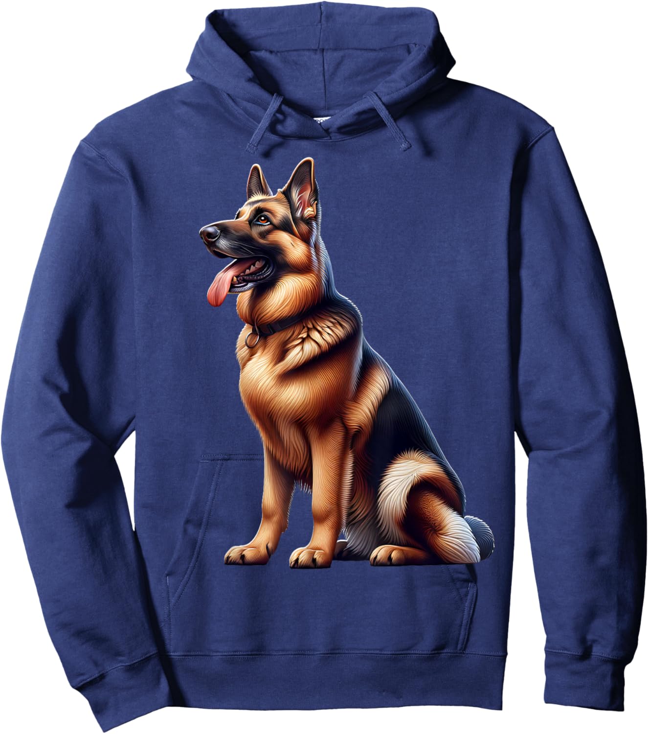 German Shepherd Design Shepherd Hoodie - Hoodie | Navy
