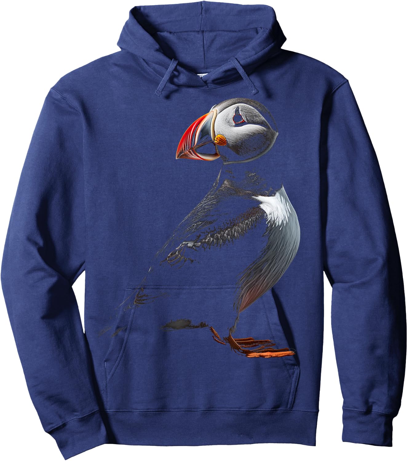 Puffin Animal Graphic Art Puffin Hoodie - Hoodie | Navy