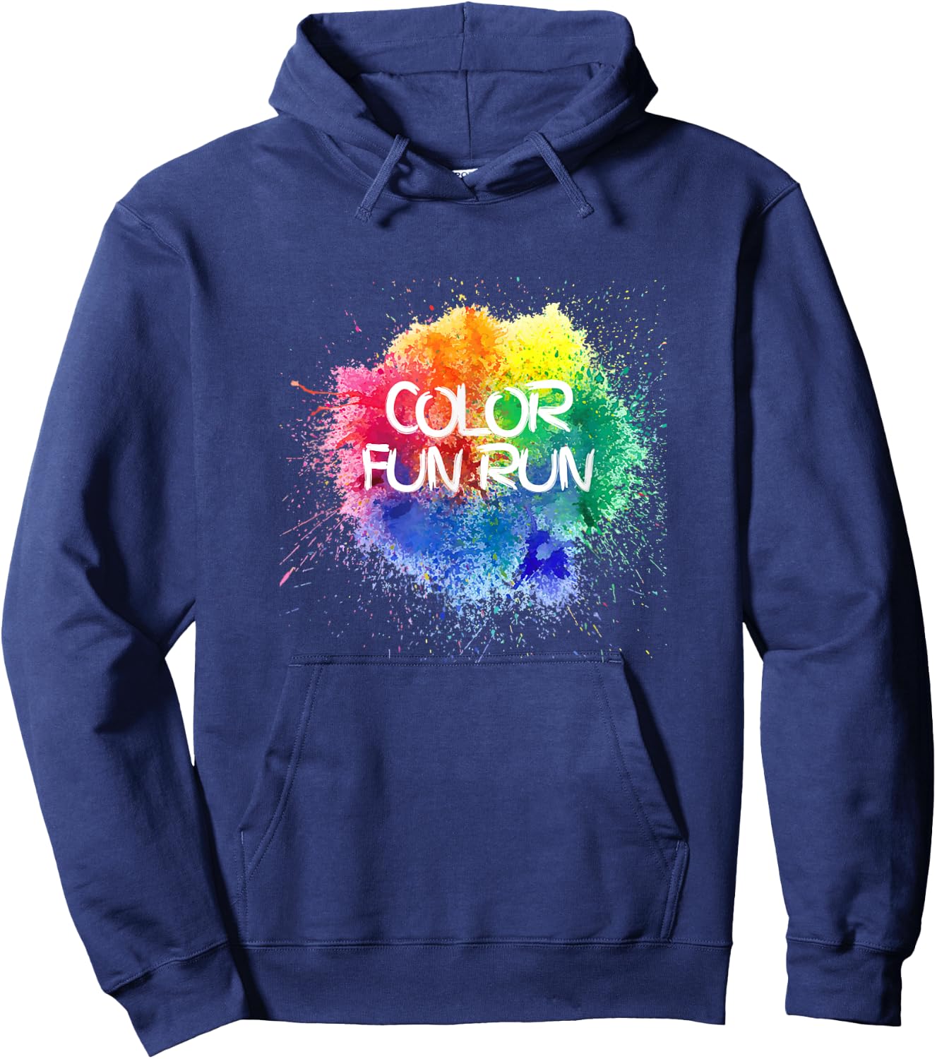 Color Fun Run Hoodie - Hoodie | Navy