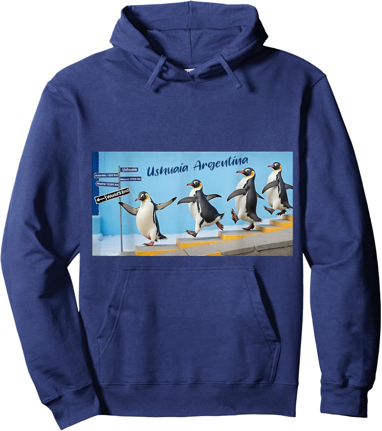 Ushuaia Tierra De Fuego Argentina Hoodie - Hoodie | Navy