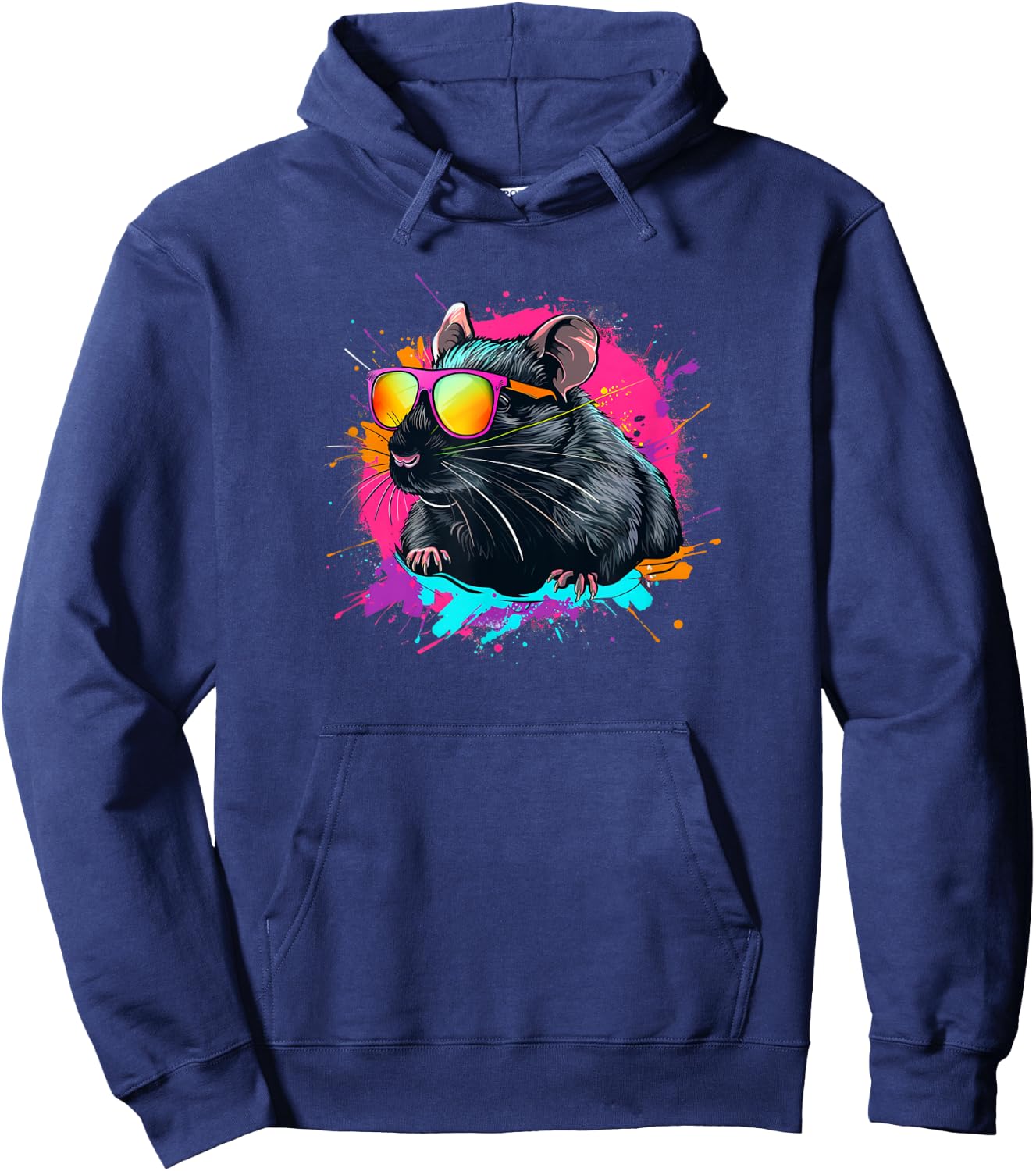 Retro Vintage Pet Rat Lover Hoodie - Hoodie | Navy