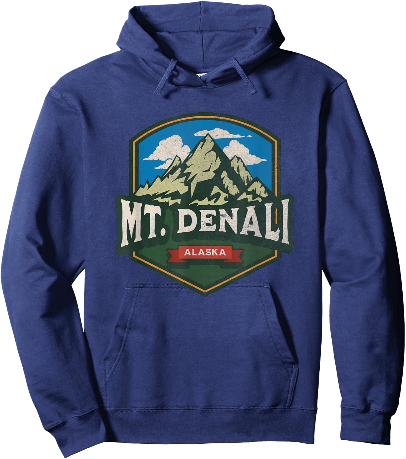 Mount Denali Souvenir / Mt. Denali Hoodie - Hoodie | Navy